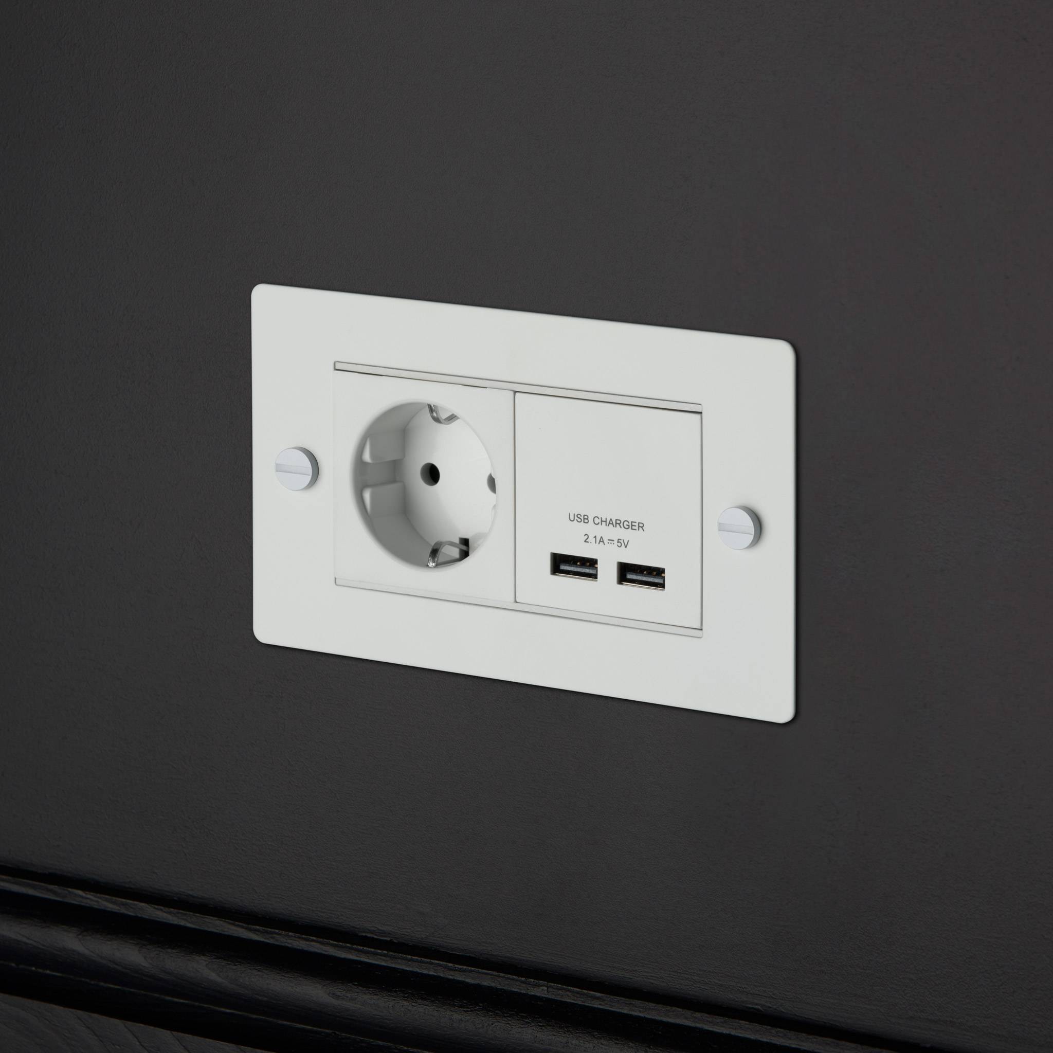 2G EURO PLATE / 4 MODULE