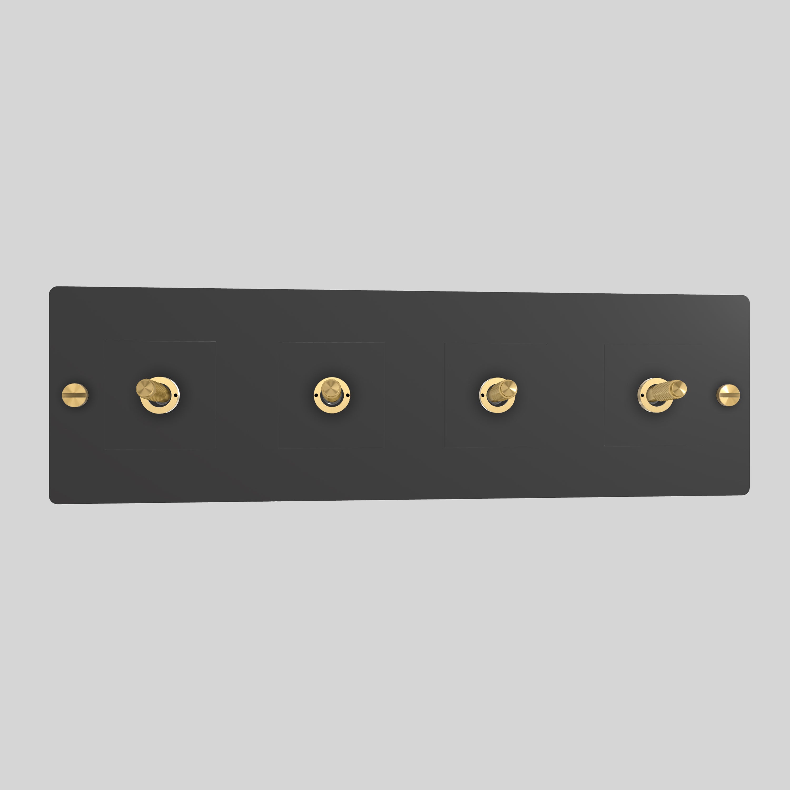 4G TOGGLE / WITHOUT LOGO / BLACK / BRASS