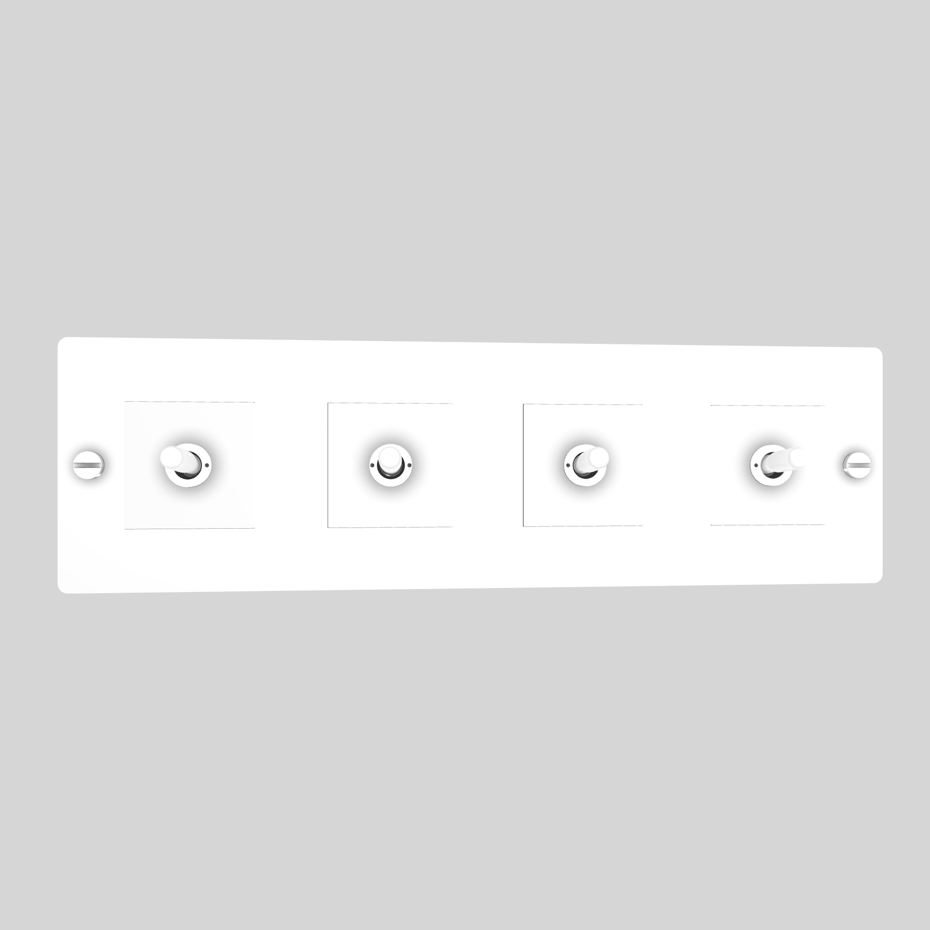 4G TOGGLE / WITHOUT LOGO / WHITE / WHITE