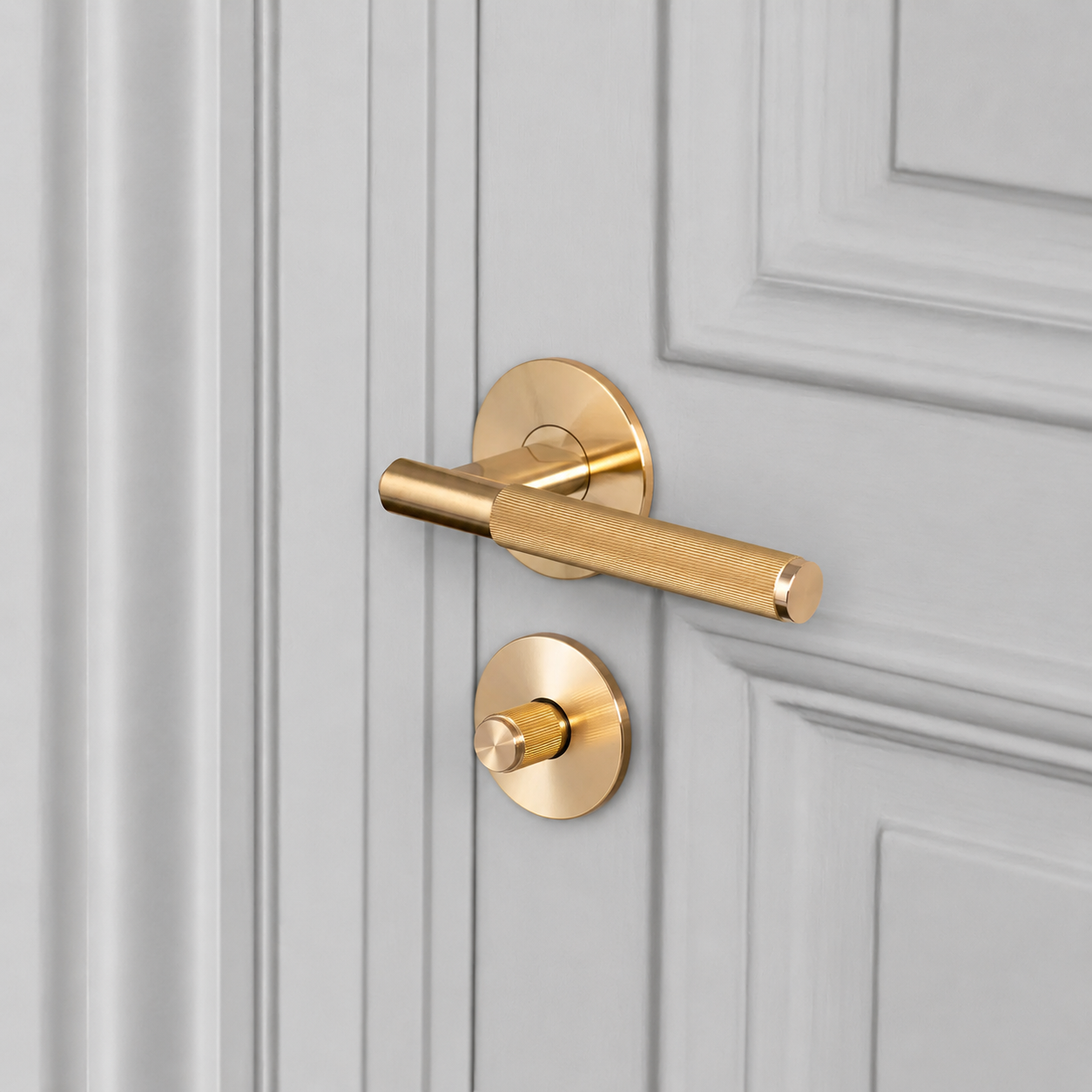 DOOR HANDLE / LINEAR + THUMBTURN LOCK (38MM) BUNDLE