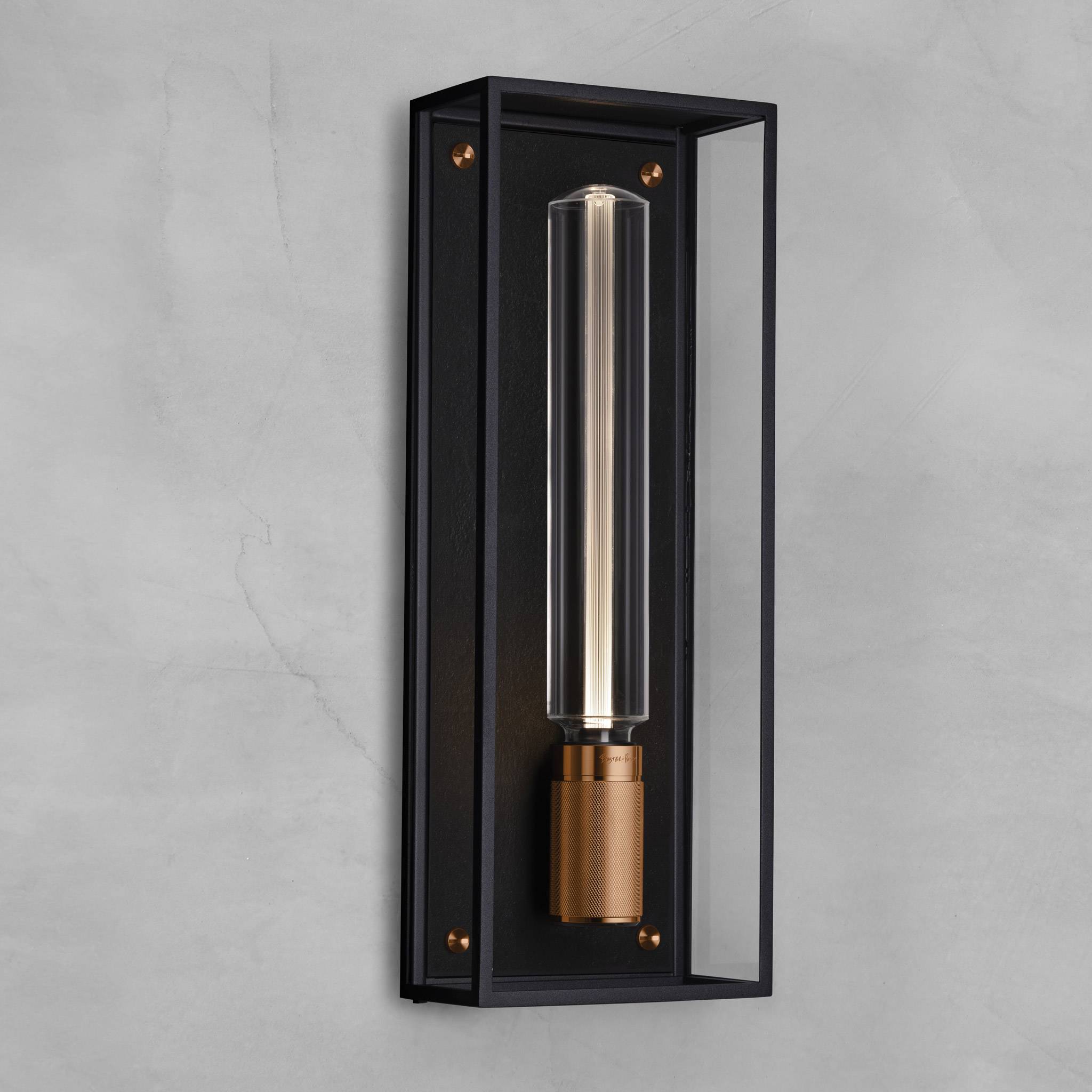 CAGED WET / WALL / CROSS / LARGE / BLACK / WARM SUNSET