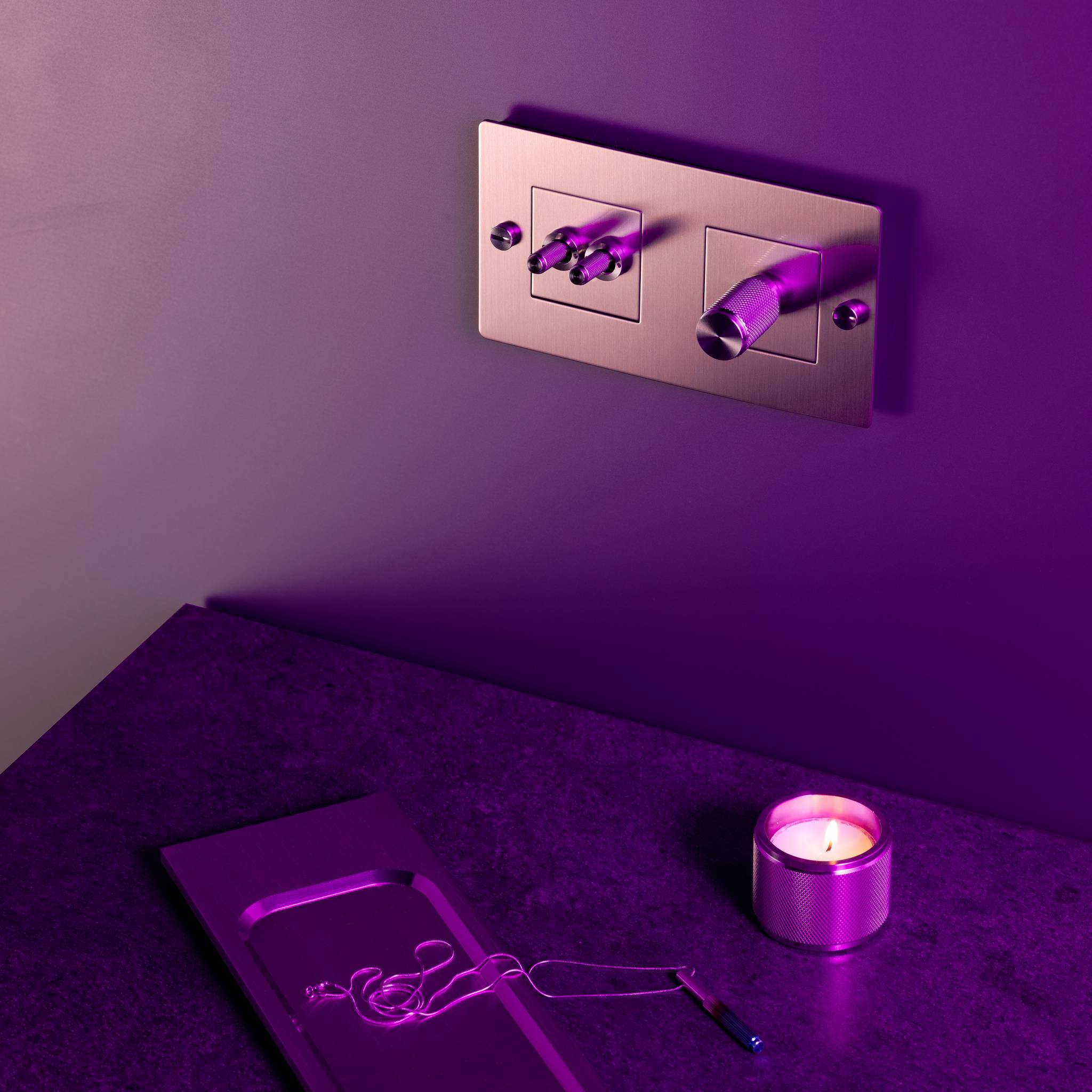 1G DIMMER / 100W LED / 2 WAY / CROSS