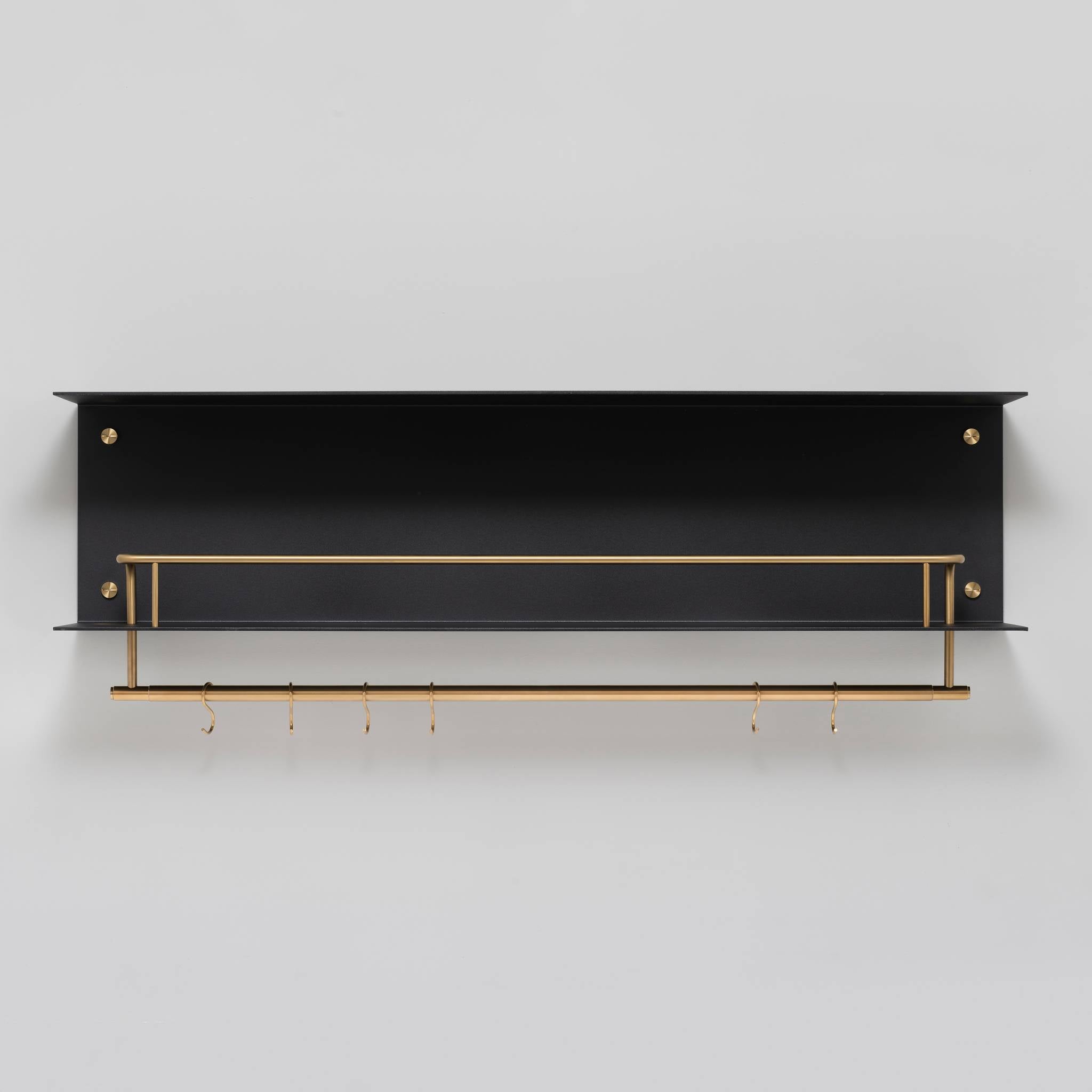 KITCHEN SHELF / HANGER / WITHOUT LOGO / BLACK