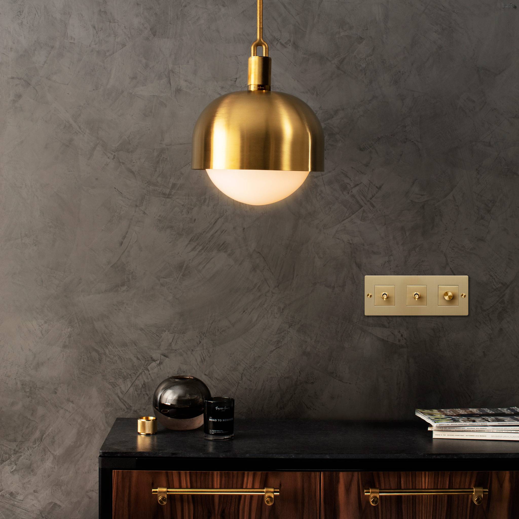 3G WALL PLATE / HORIZONTAL / WITH INFILLS / WITHOUT LOGO