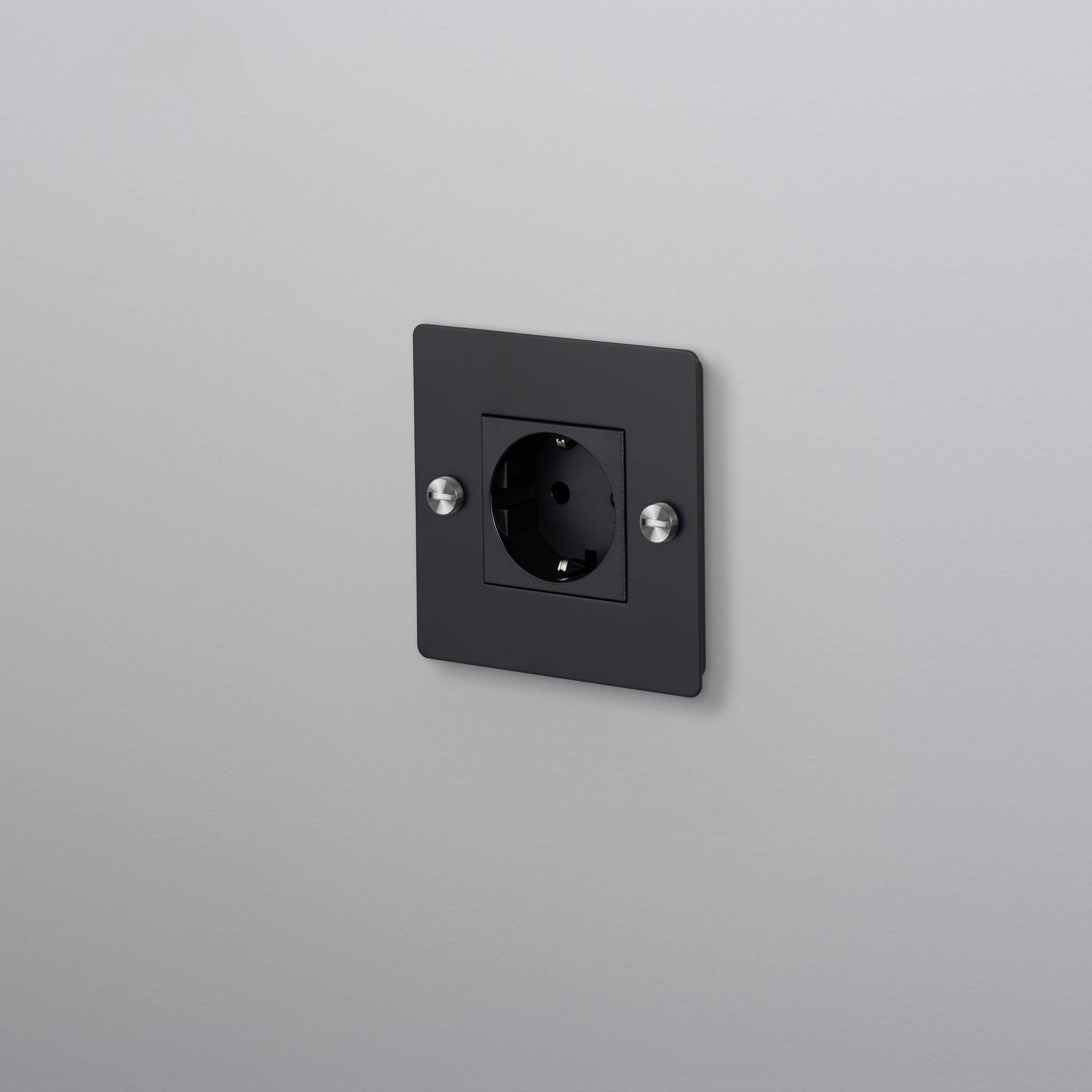 1G SOCKET / SCHUKO TYPE F / CROSS / WITHOUT LOGO