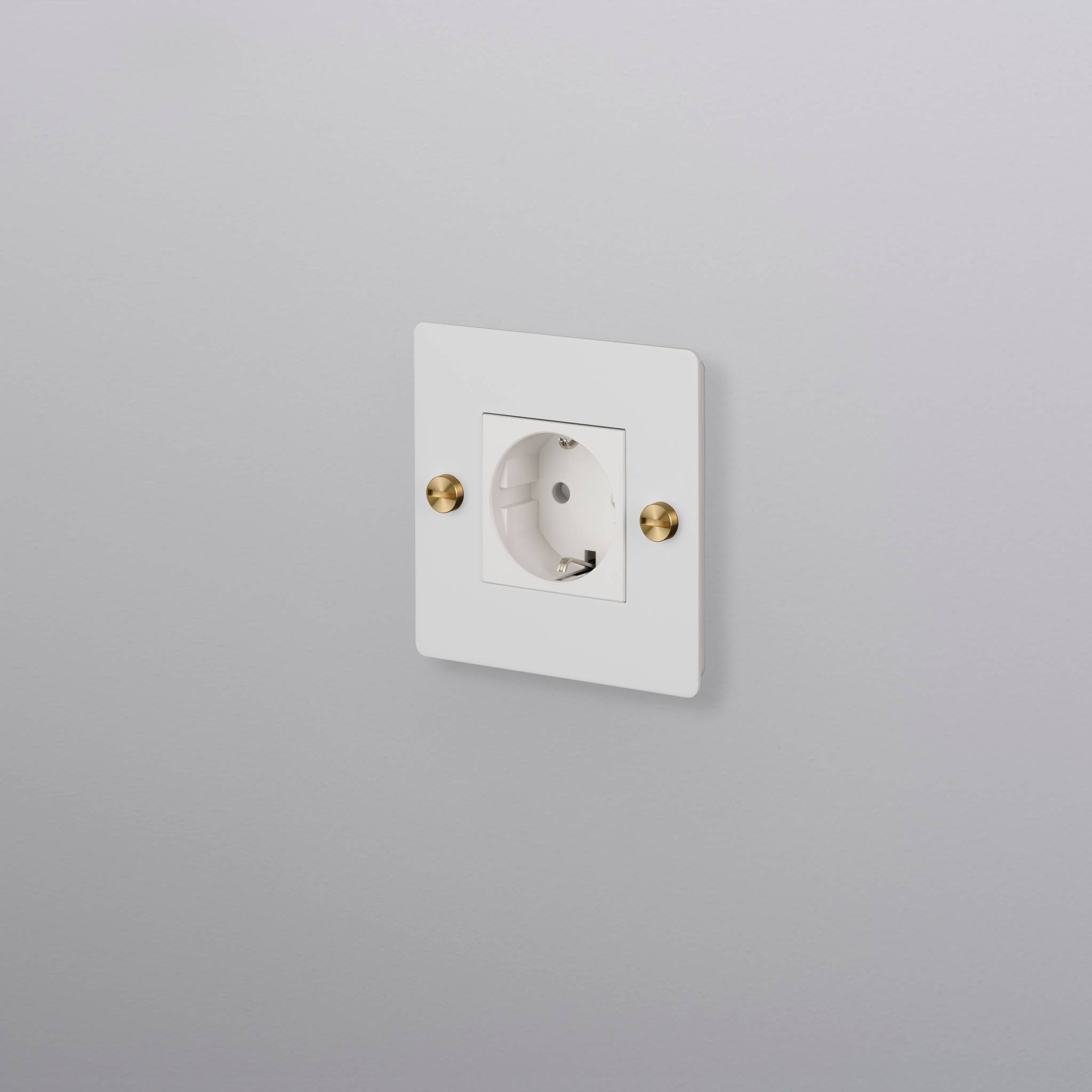 1G SOCKET / SCHUKO TYPE F / CROSS / WITHOUT LOGO