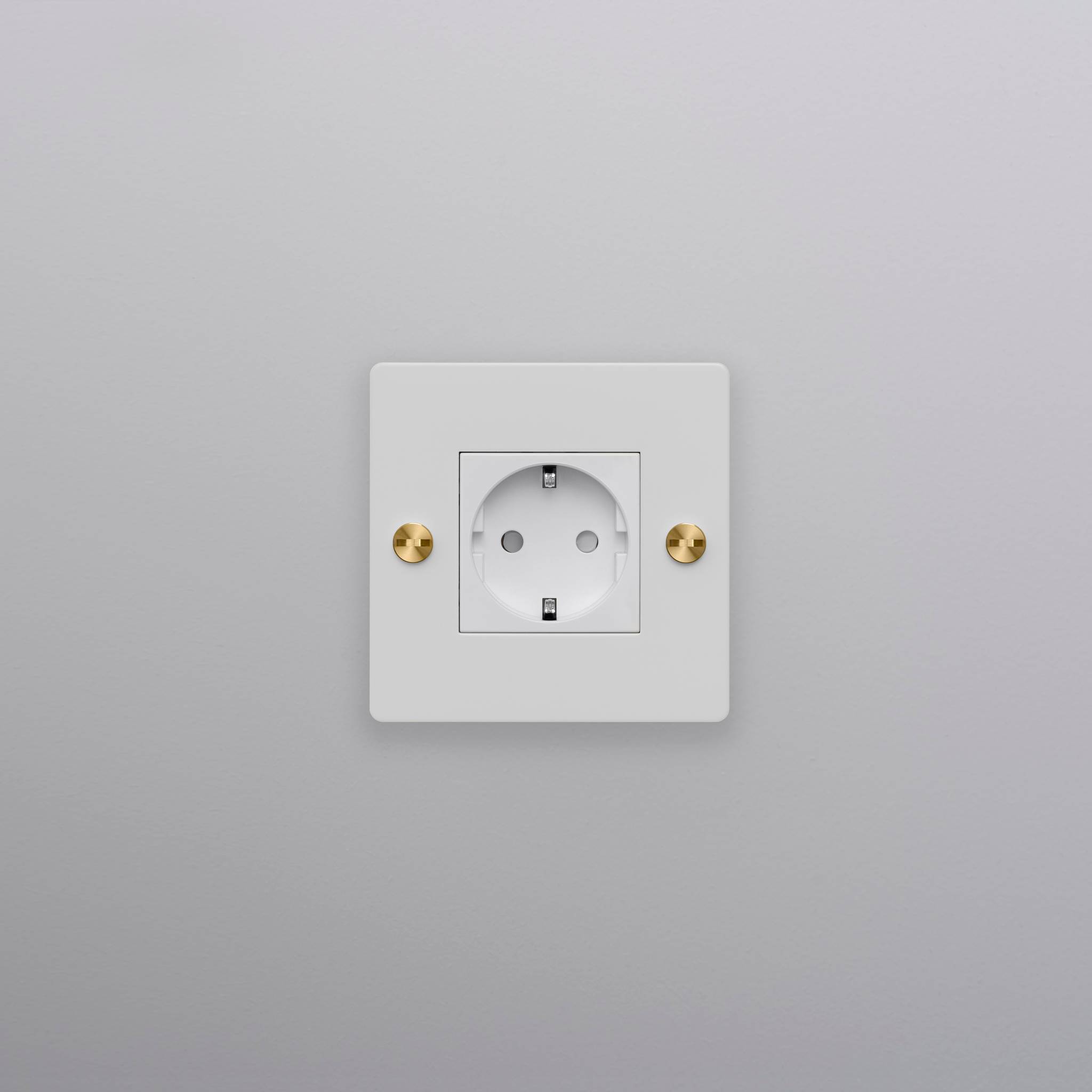 1G SOCKET / SCHUKO TYPE F / CROSS / WITHOUT LOGO