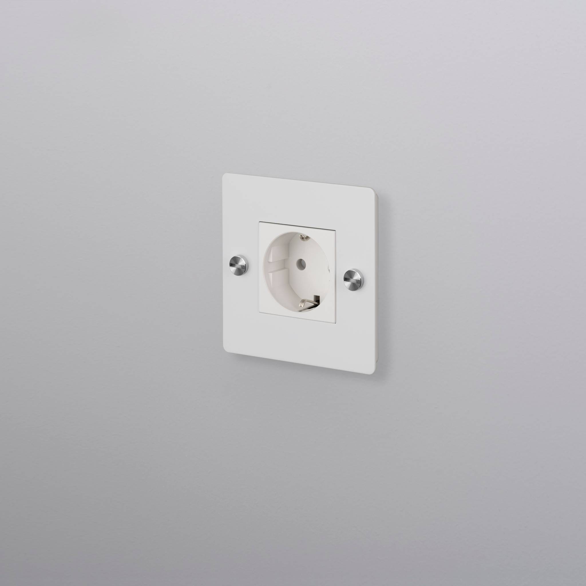 1G SOCKET / SCHUKO TYPE F / CROSS / WITHOUT LOGO