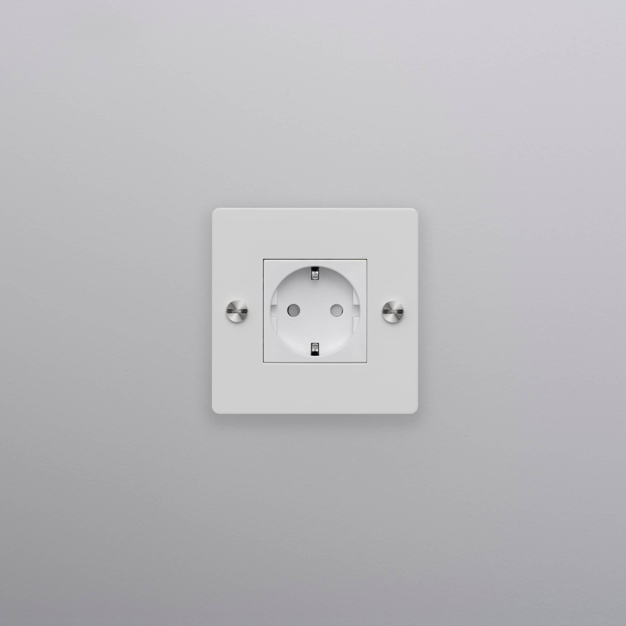 1G SOCKET / SCHUKO TYPE F / CROSS / WITHOUT LOGO