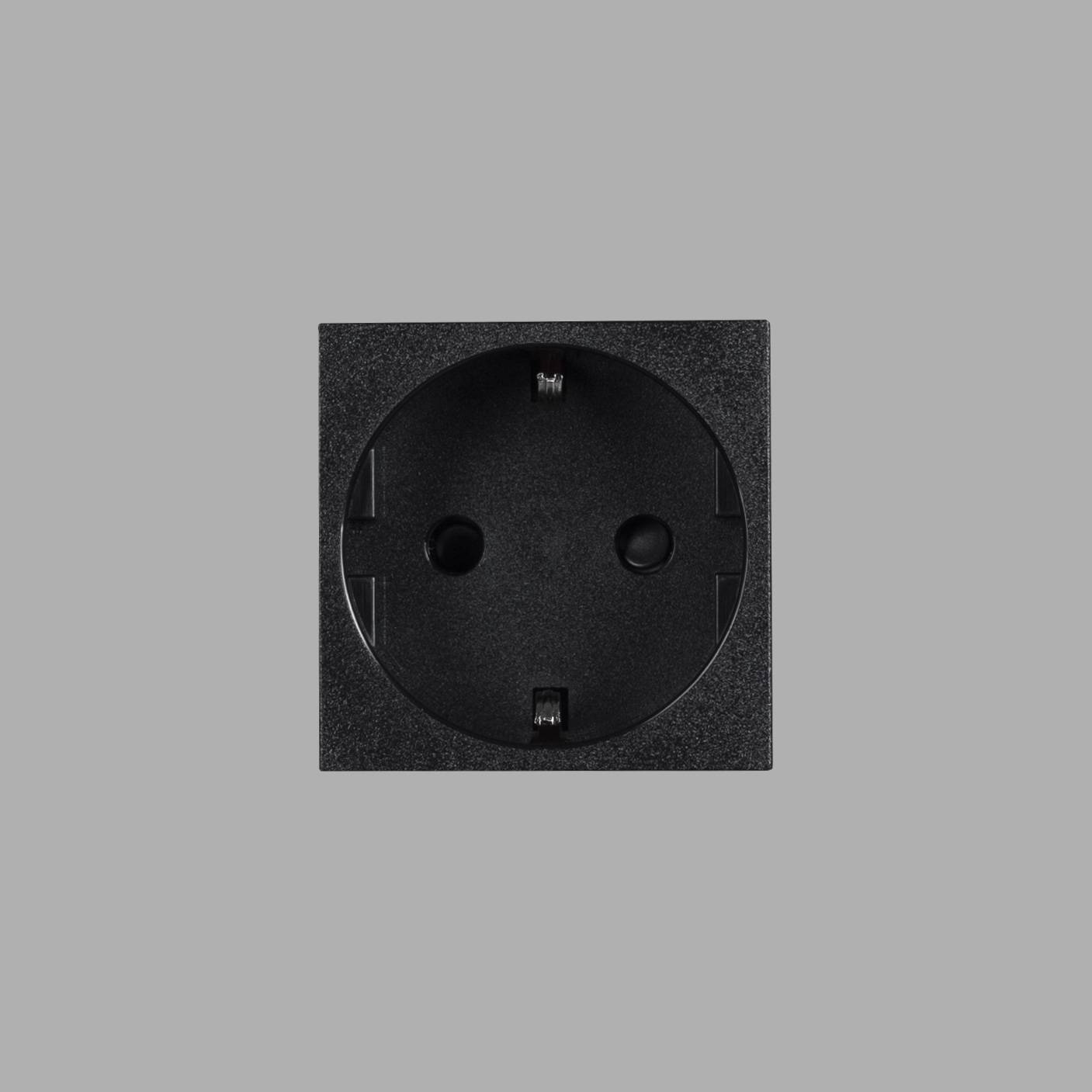 SCHUKO SOCKET MODULE / TYPE F / 45 MM