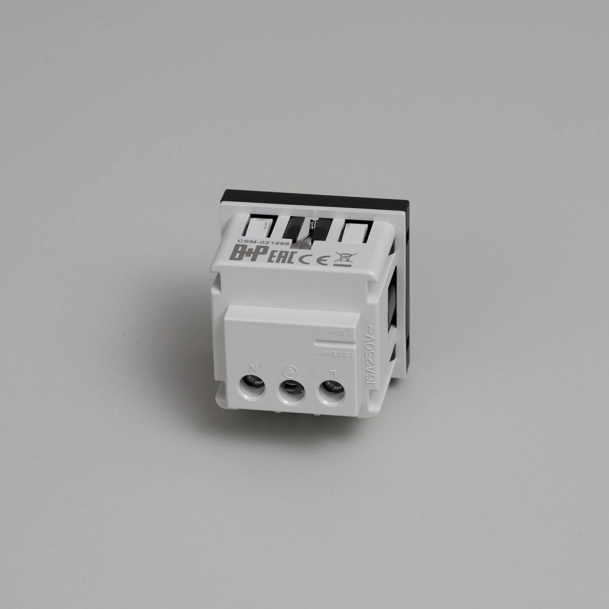 SCHUKO SOCKET MODULE / TYPE F / 45 MM