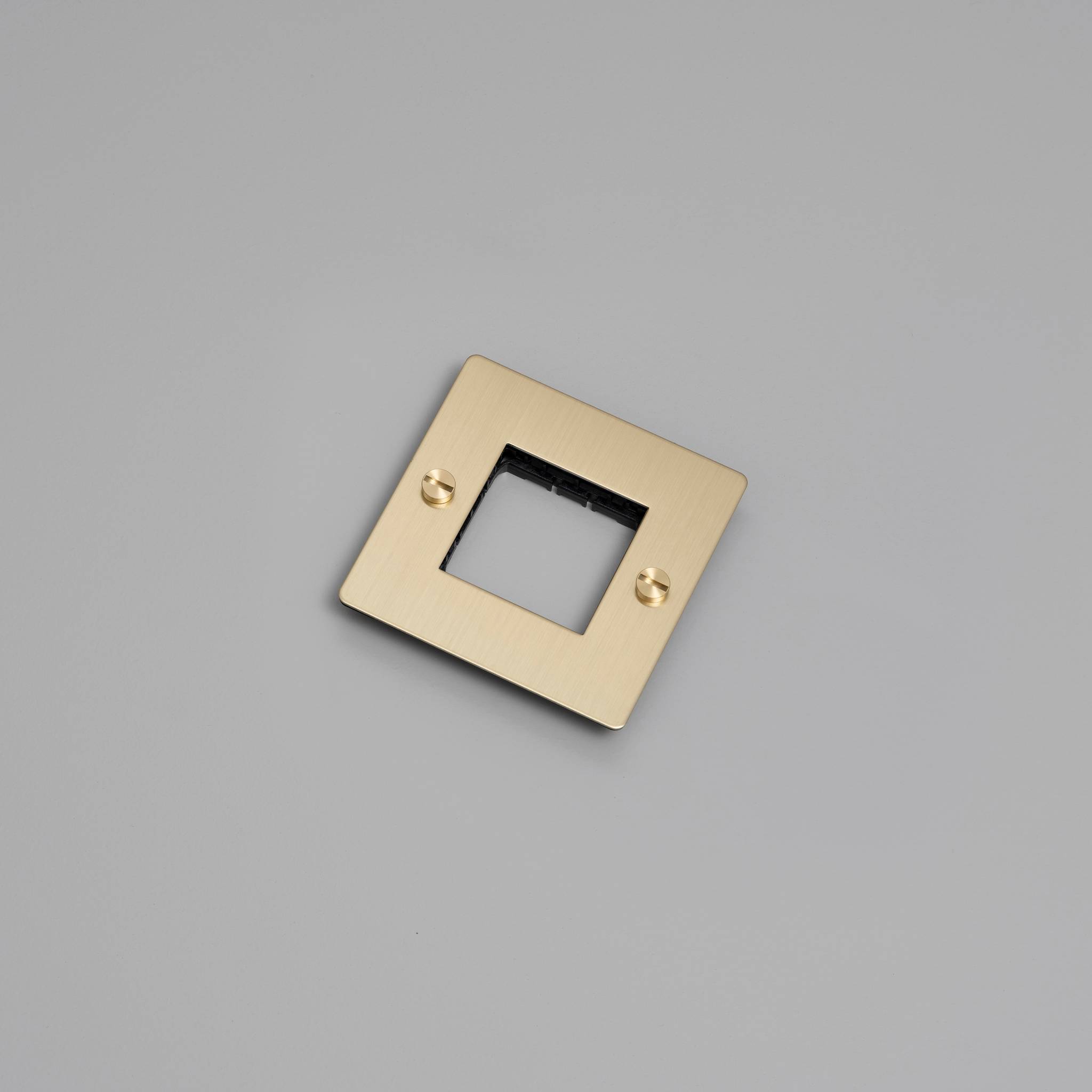 1G WALL PLATE / HORIZONTAL / NO INFILLS / WITHOUT LOGO