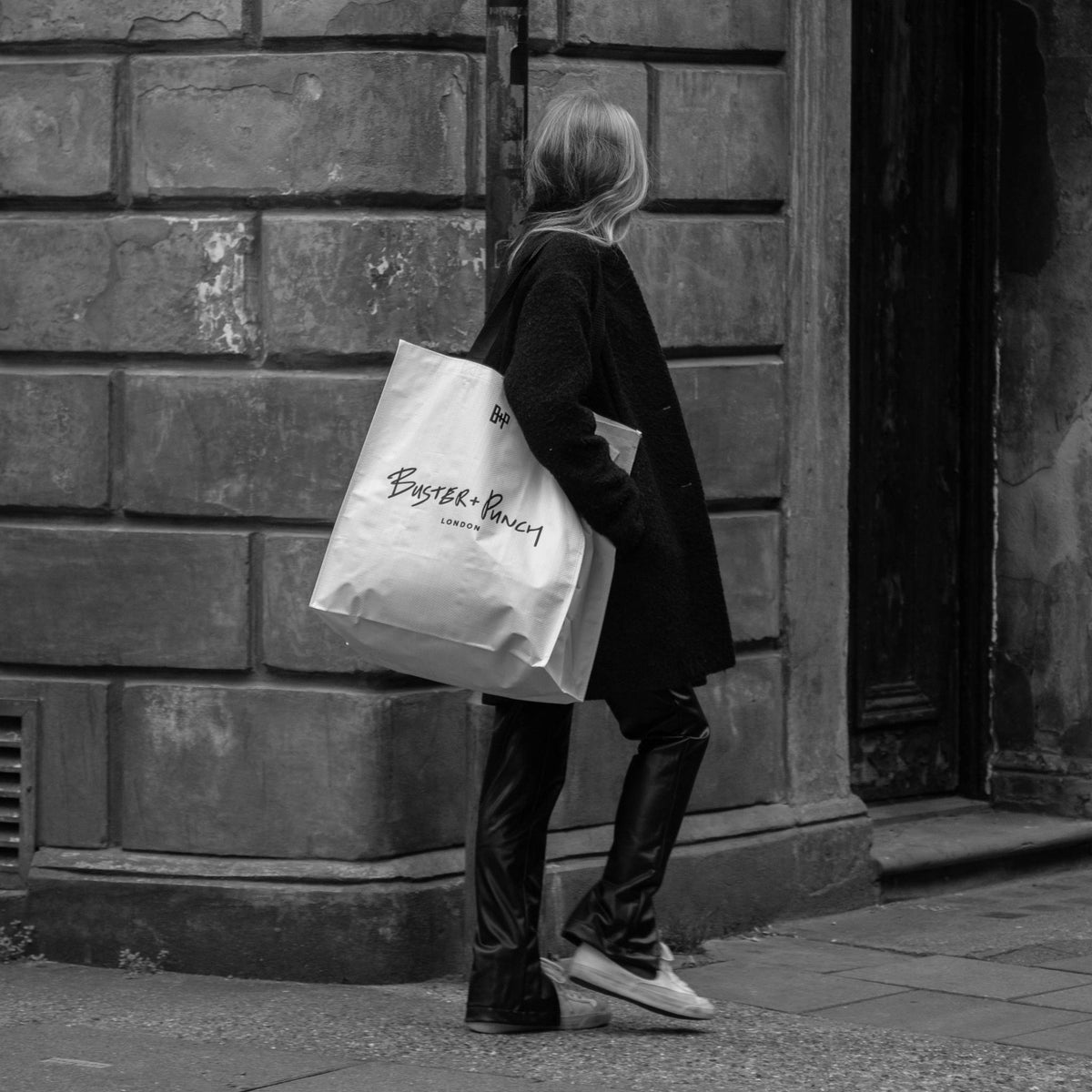 WOVEN BAG / LARGE / B+P