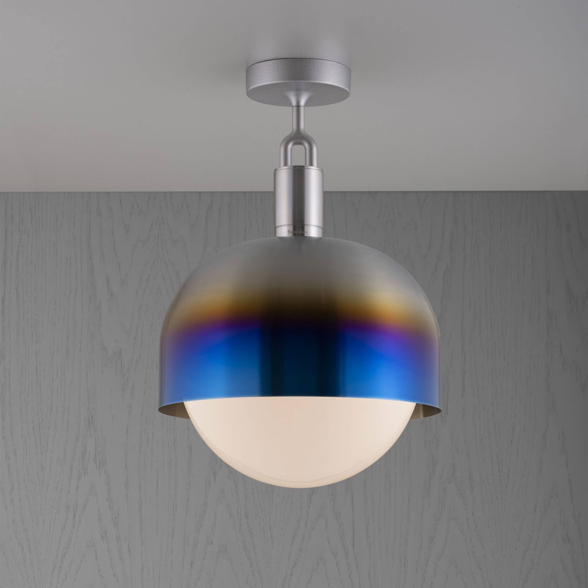FORKED CEILING / LINEAR / SHADE / GLOBE / OPAL / LARGE