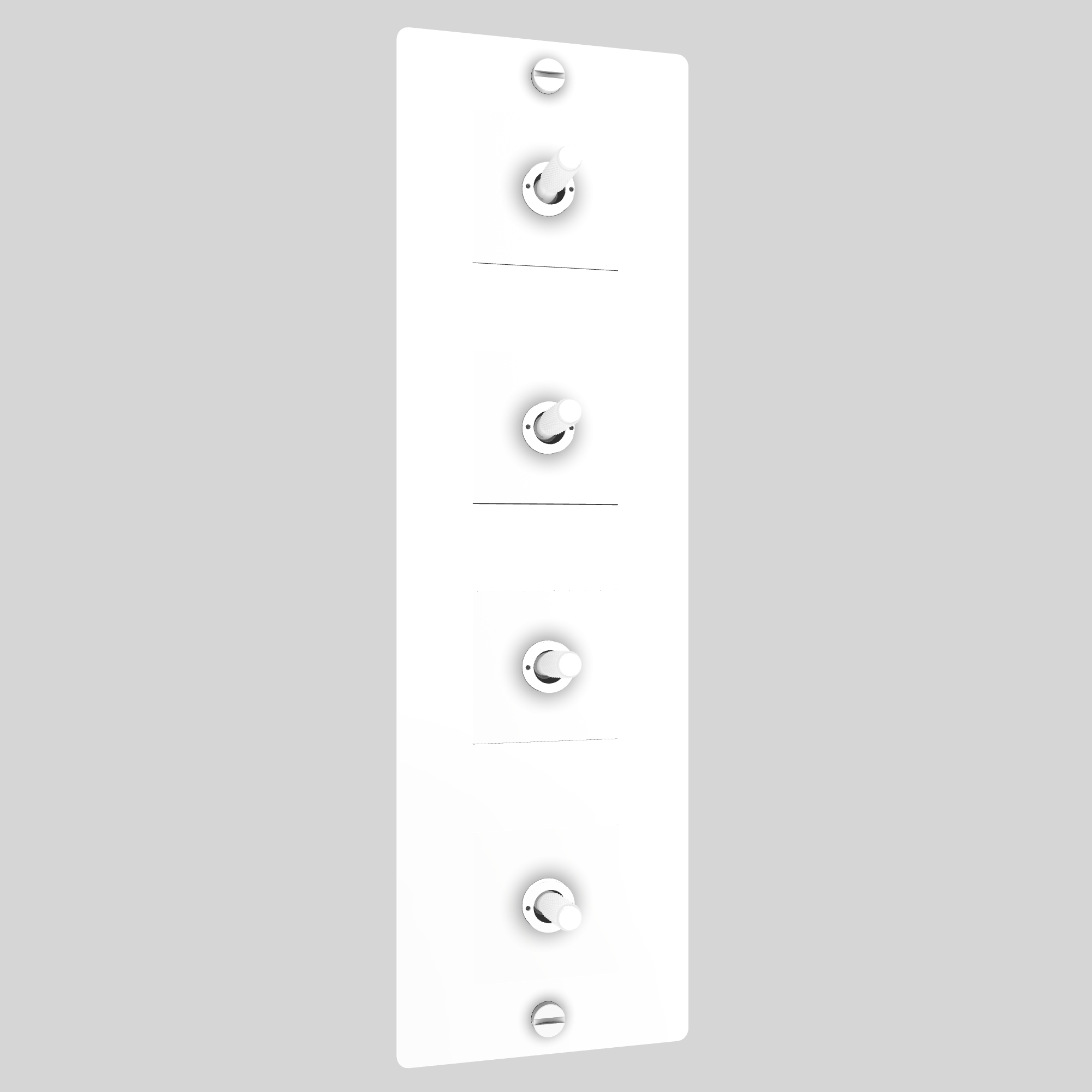 4G TOGGLE / VERTICAL / WITHOUT LOGO / WHITE / WHITE