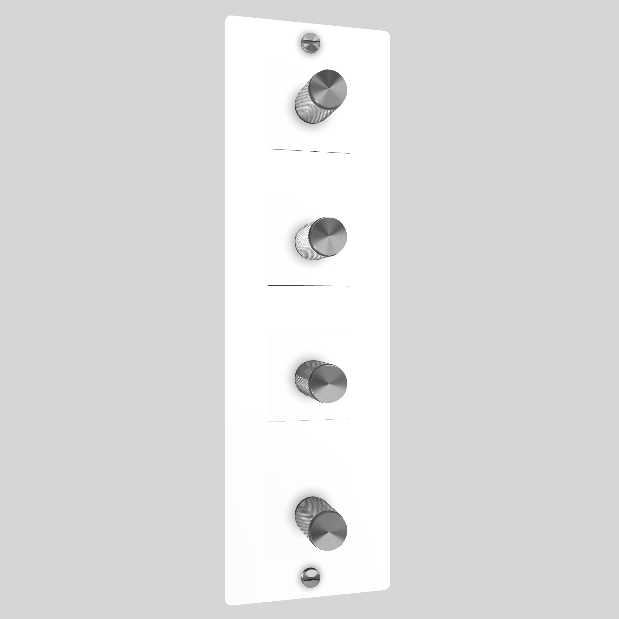 4G DIMMER / VERTICAL / 250W / WITHOUT LOGO / WHITE / STEEL