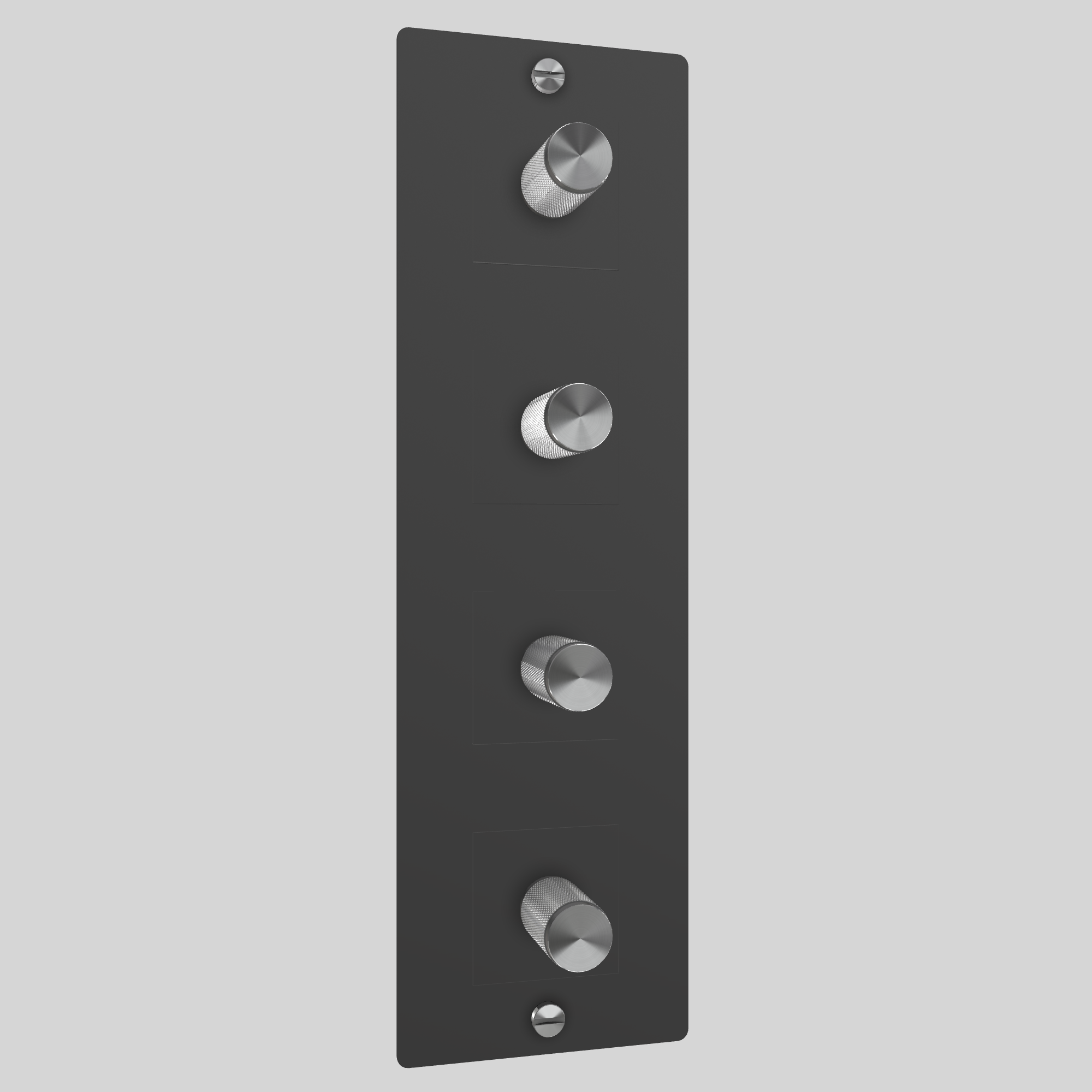4G DIMMER / VERTICAL / 250W / WITHOUT LOGO / BLACK / STEEL