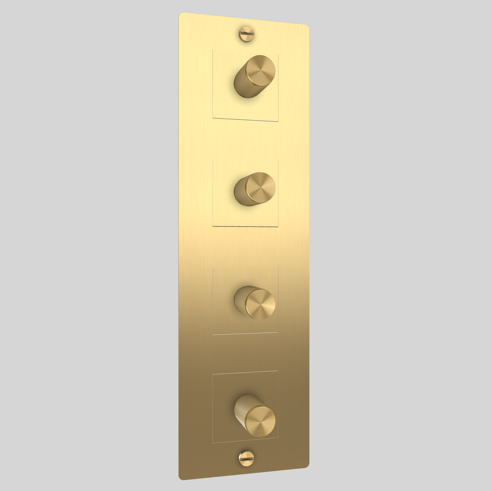 4G DIMMER / VERTICAL / 250W / WITHOUT LOGO / BRASS / BRASS