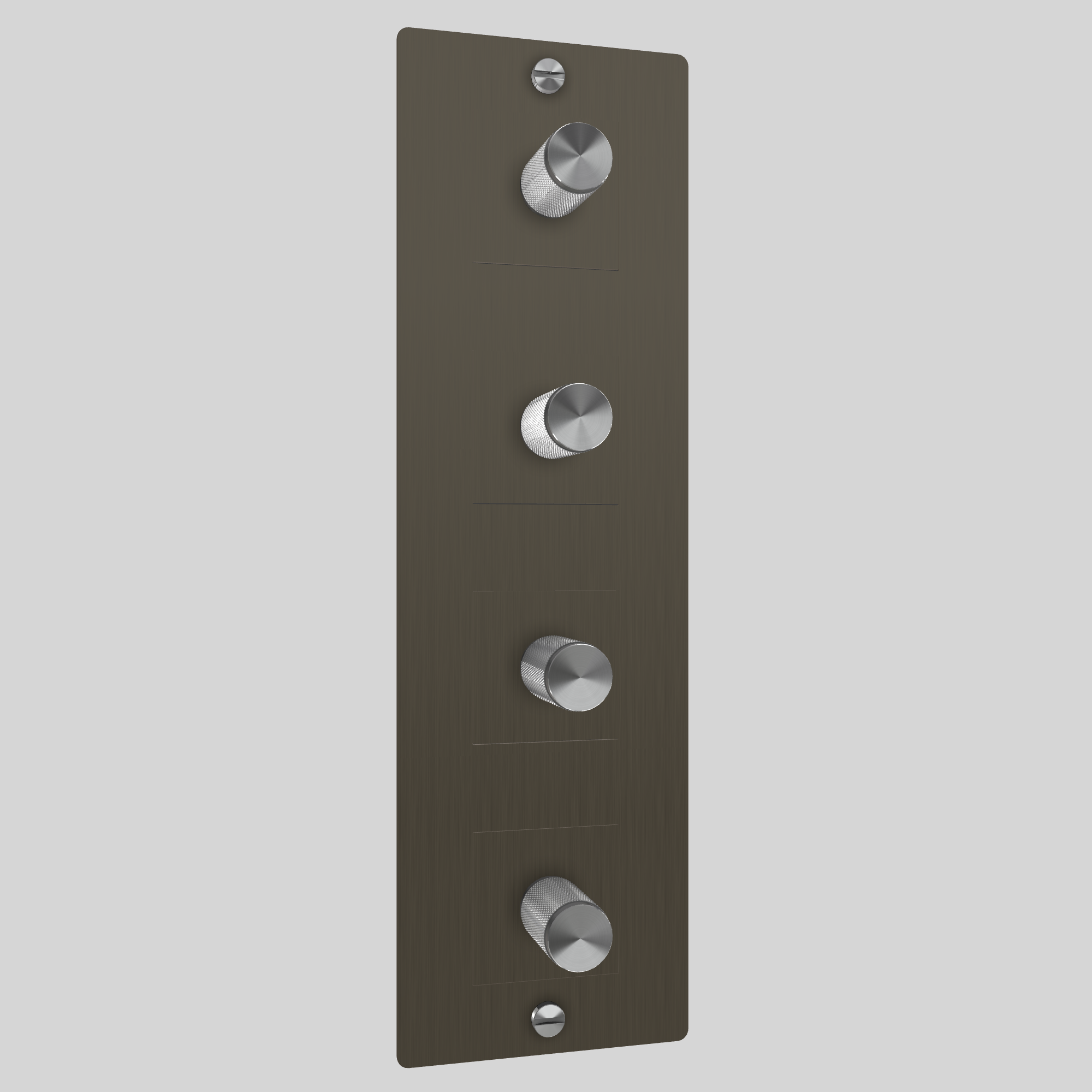 4G DIMMER / VERTICAL / 250W / WITHOUT LOGO / SMOKED BRONZE / STEEL