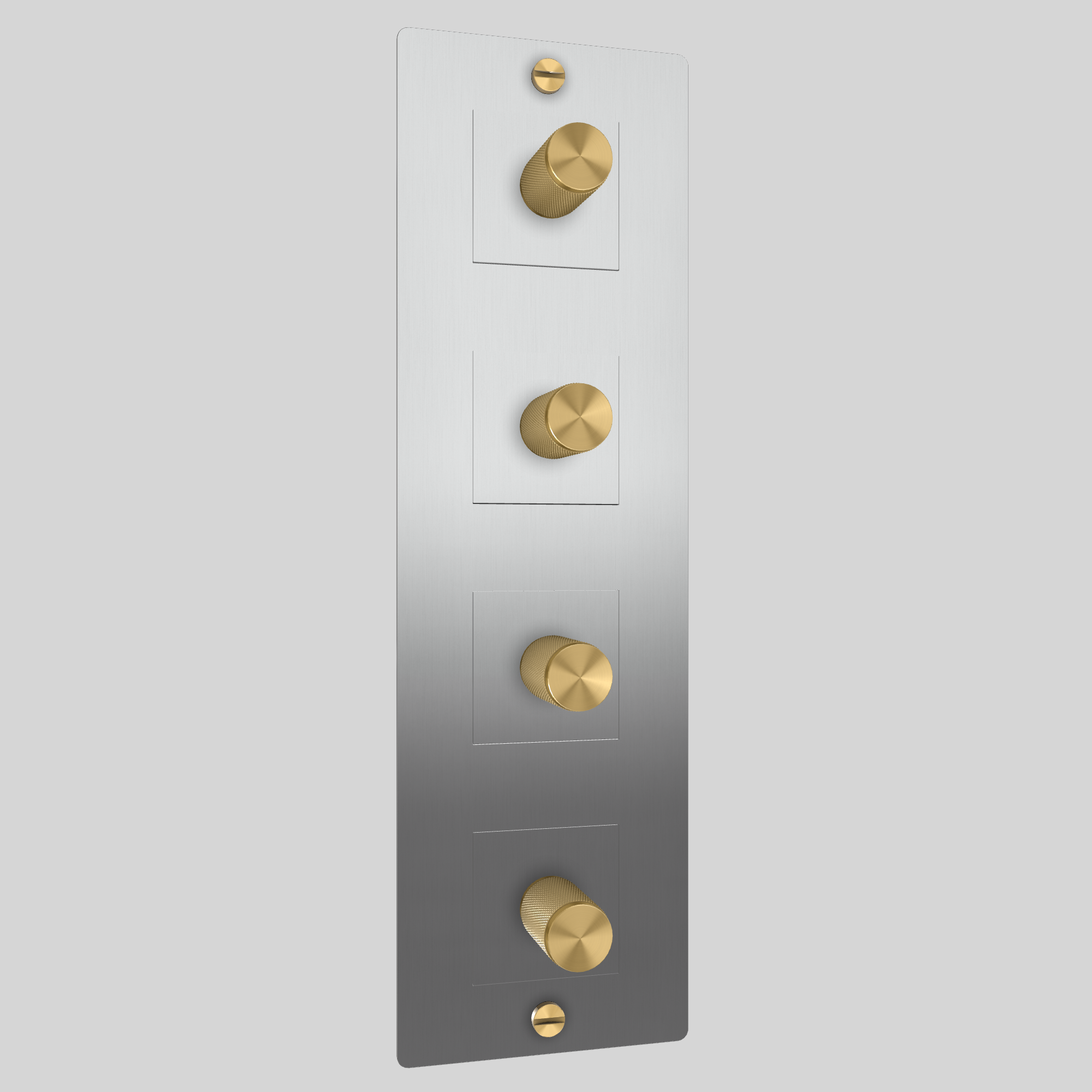 4G DIMMER / VERTICAL / 250W / WITHOUT LOGO / STEEL / BRASS