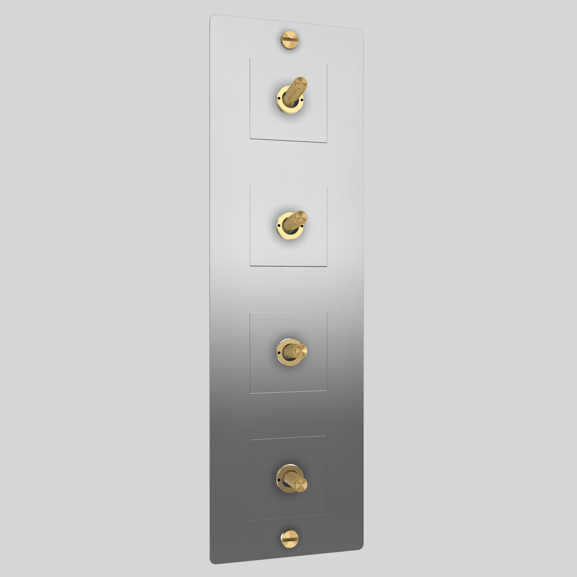 4G TOGGLE / VERTICAL / WITHOUT LOGO / STEEL / BRASS