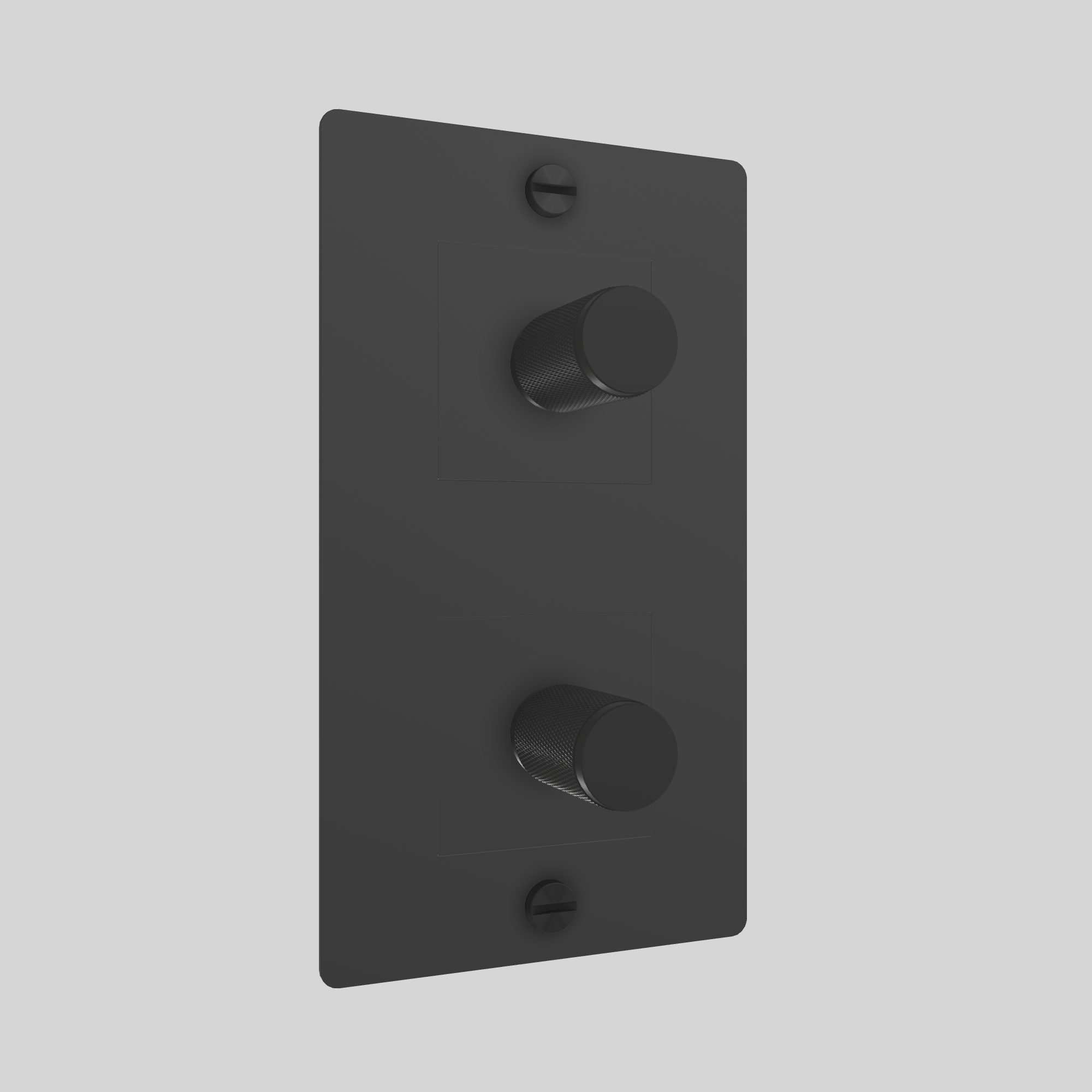 2G DIMMER / VERTICAL / 250W / WITHOUT LOGO / BLACK / BLACK