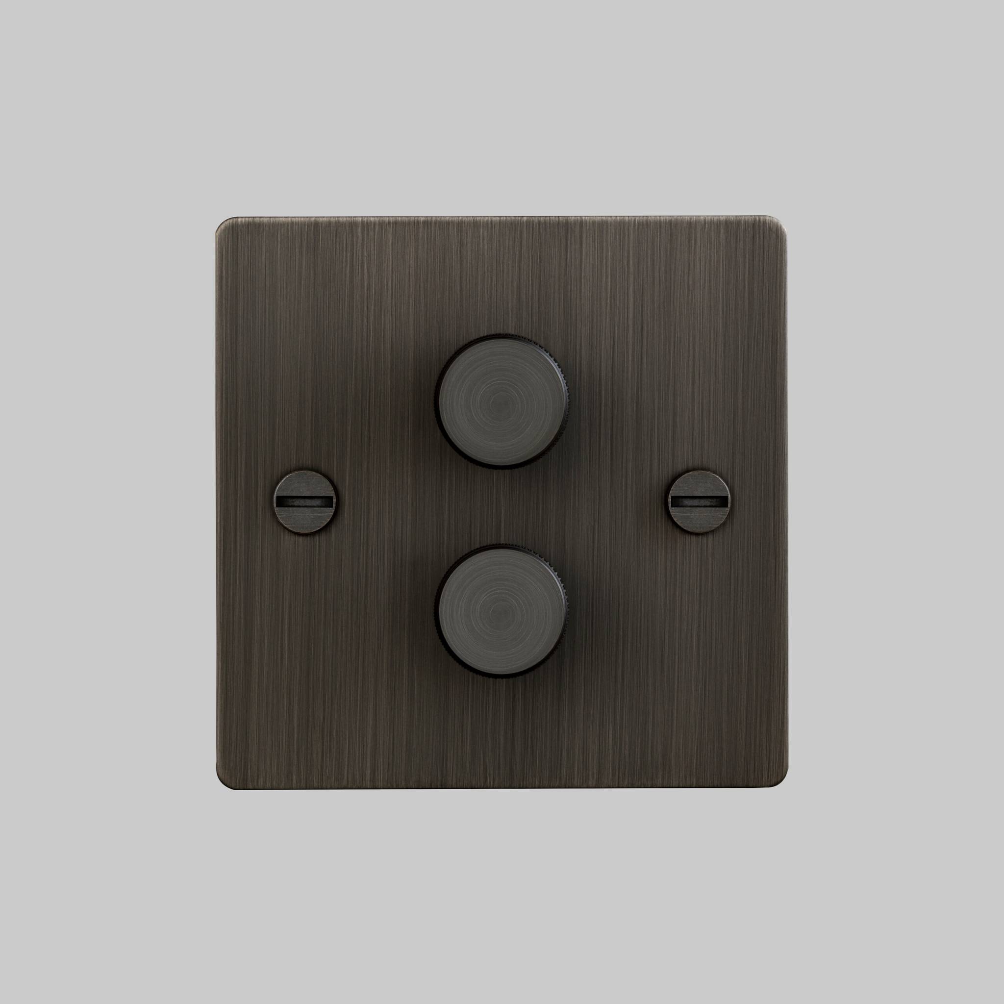 2G DIMMER / 120W / CROSS / SMOKED BRONZE