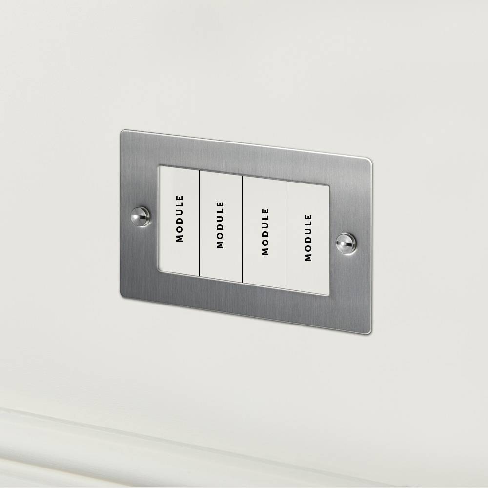 2G EURO PLATE / 4 MODULE