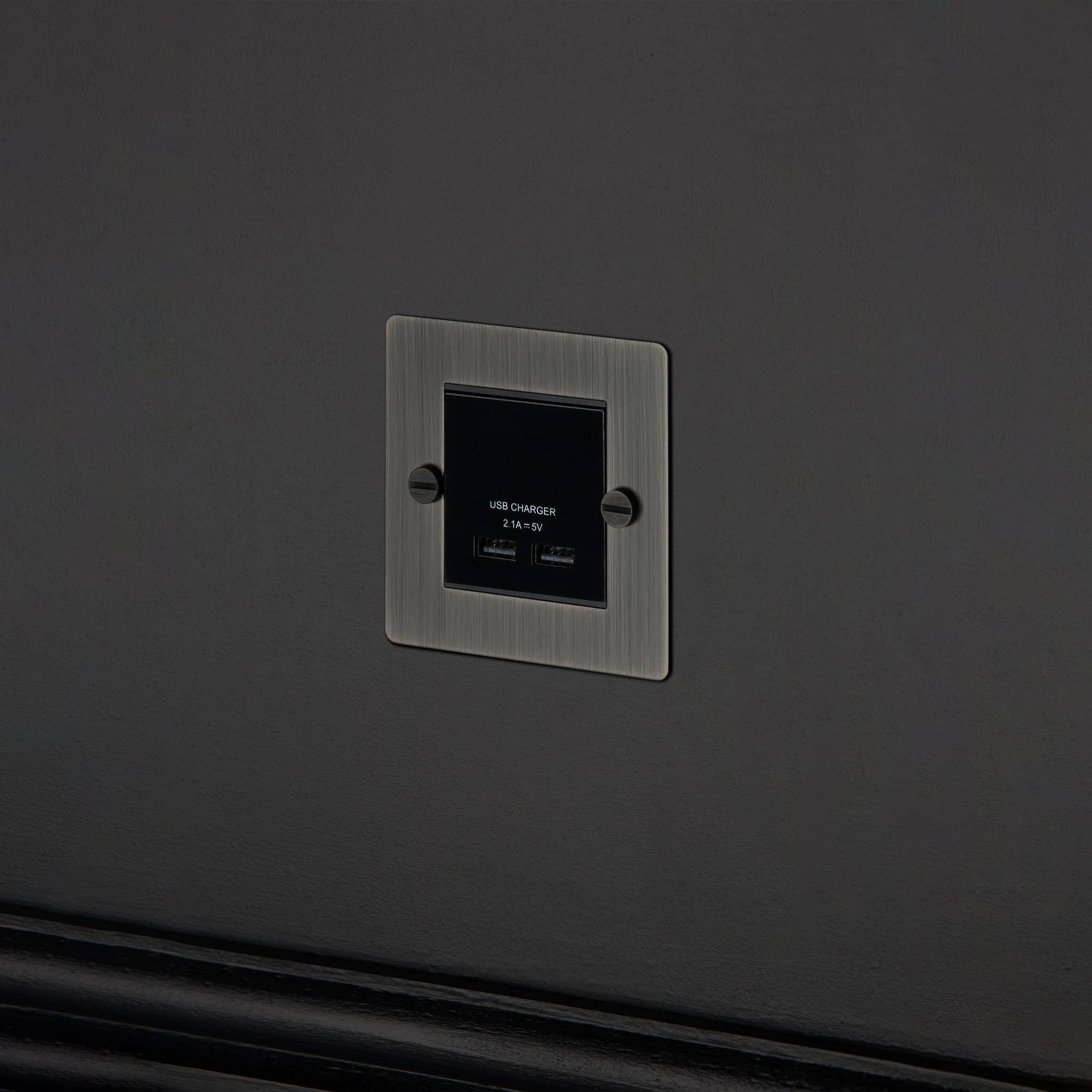 1G EURO PLATE / 2 MODULE