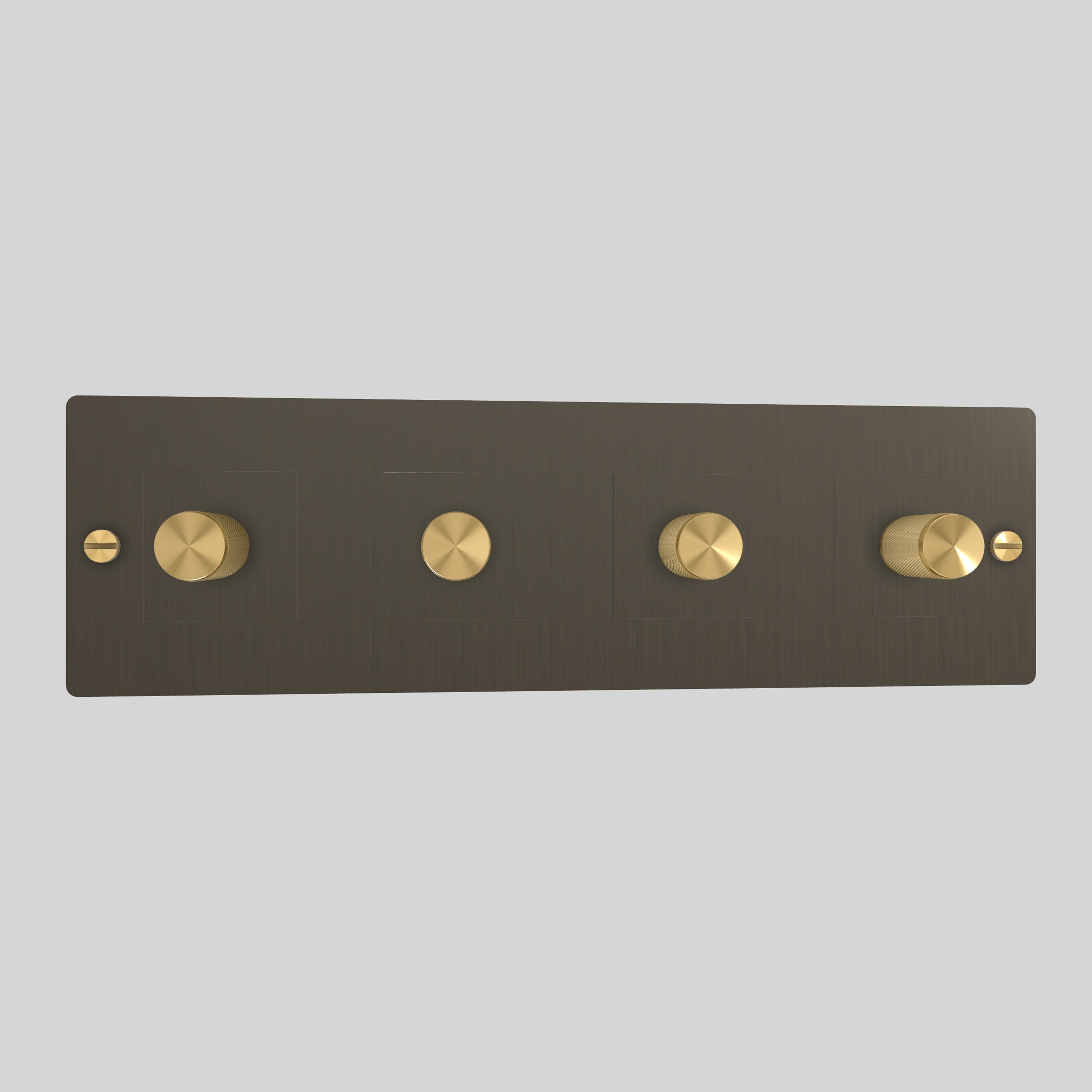 4G DIMMER / 250W / WITHOUT LOGO / SMOKED BRONZE / BRASS