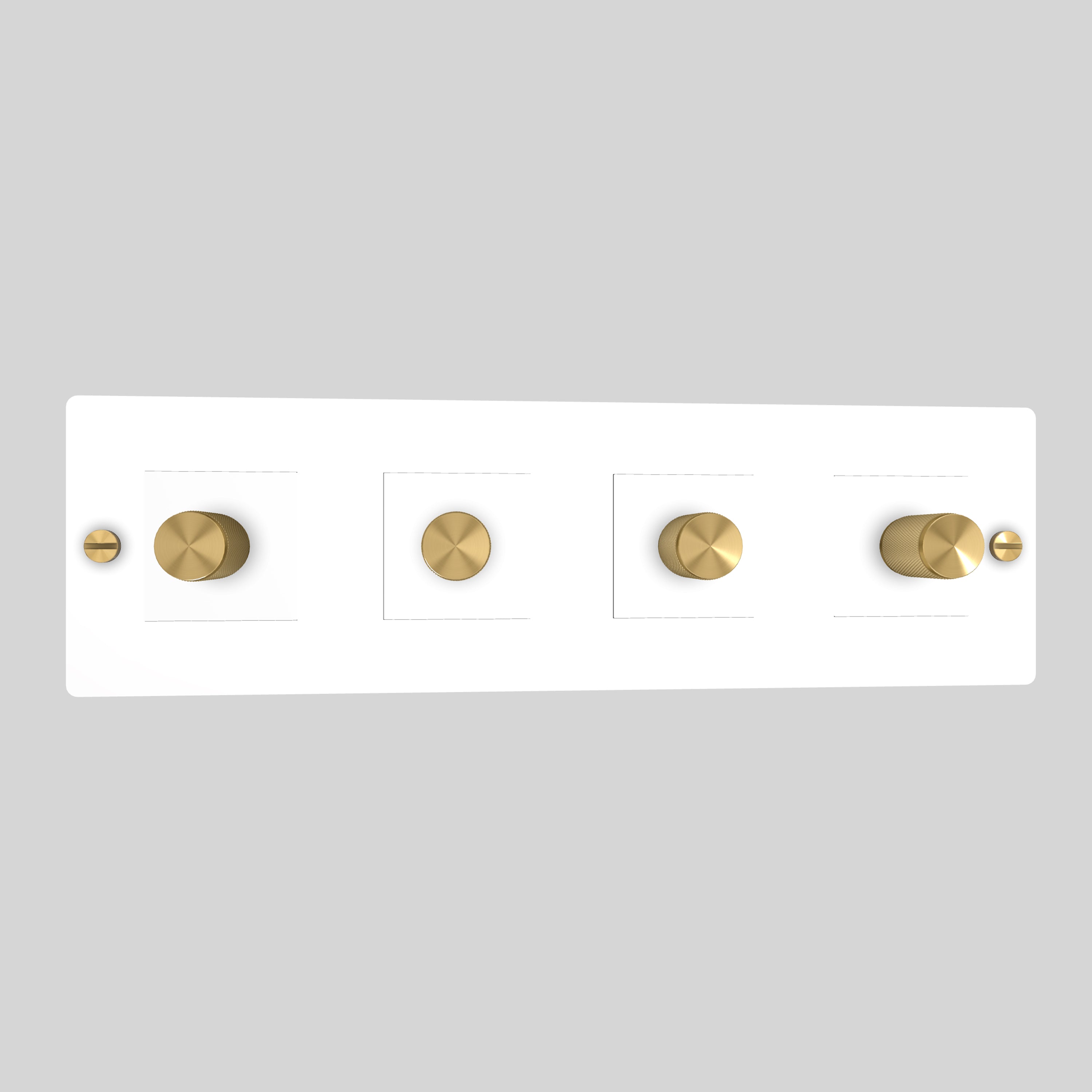 4G DIMMER / 250W / WITHOUT LOGO / WHITE / BRASS