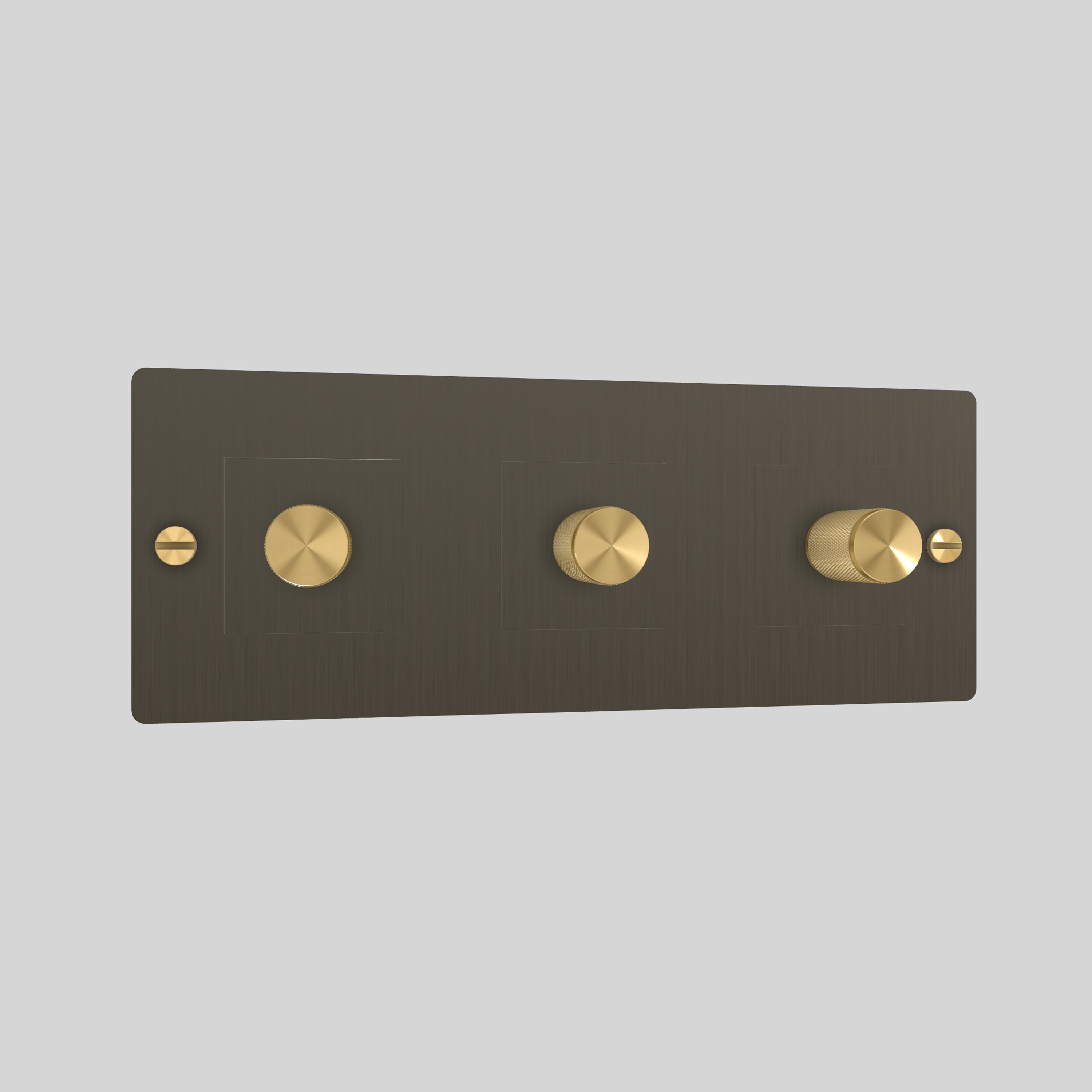 3G DIMMER / 250W / WITHOUT LOGO / SMOKED BRONZE / BRASS