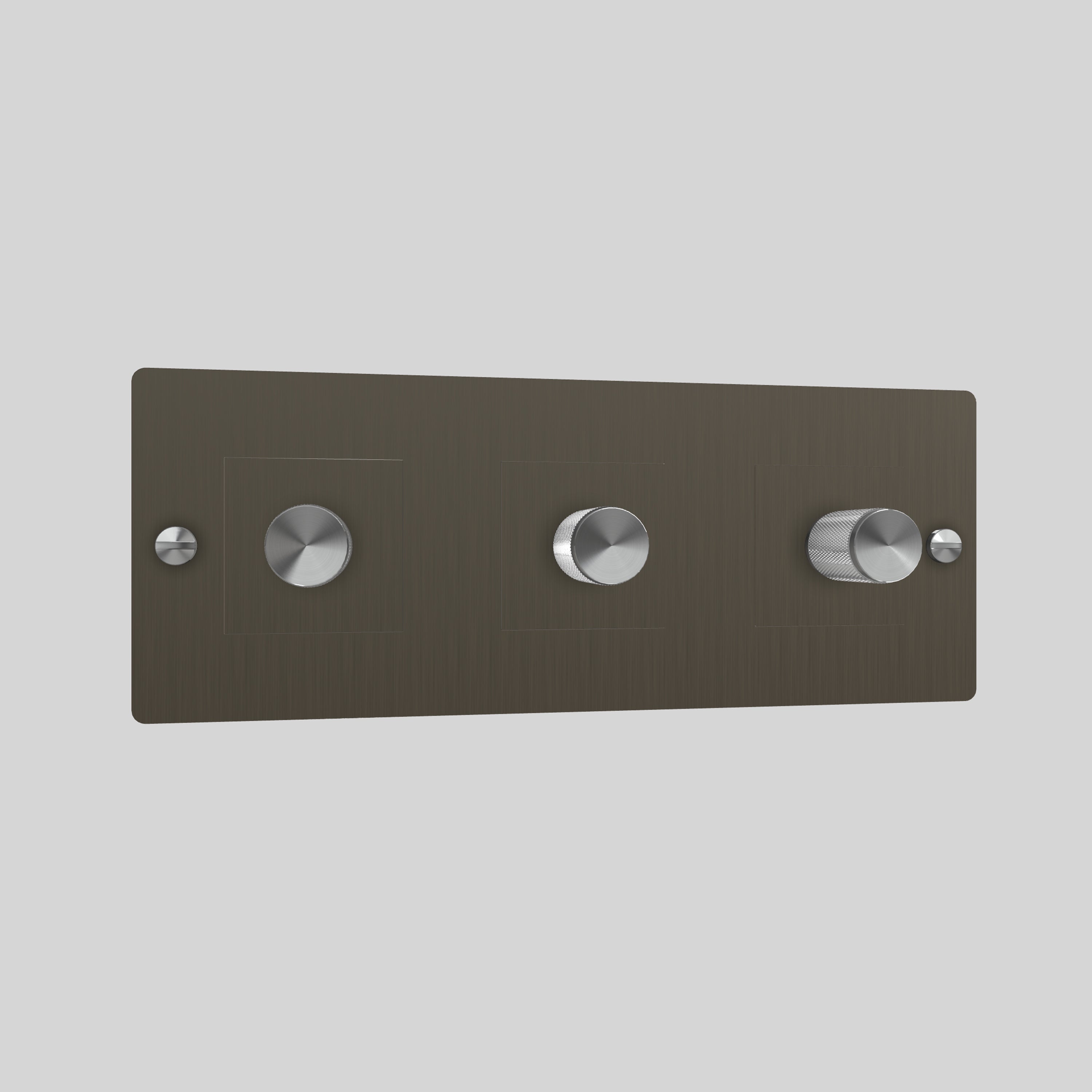 3G DIMMER / 250W / WITHOUT LOGO /  SMOKED BRONZE / STEEL