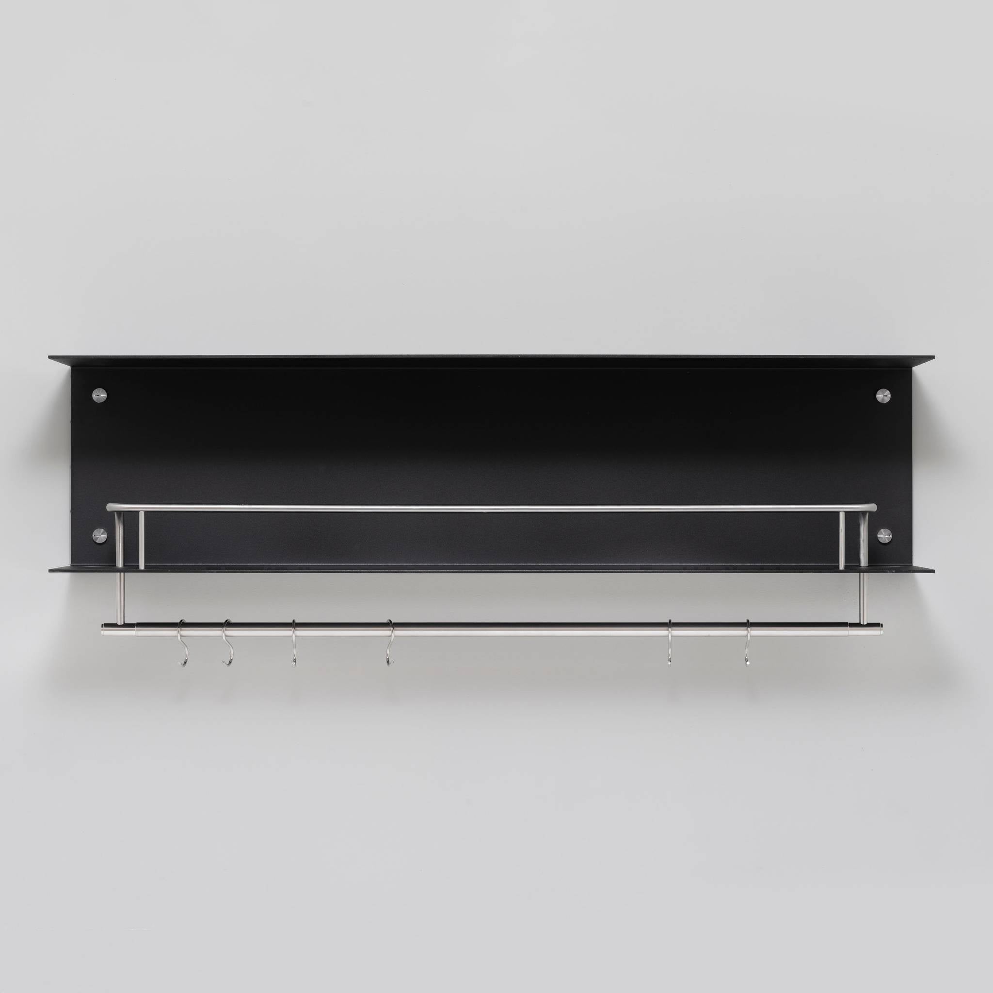 KITCHEN SHELF / HANGER / BLACK