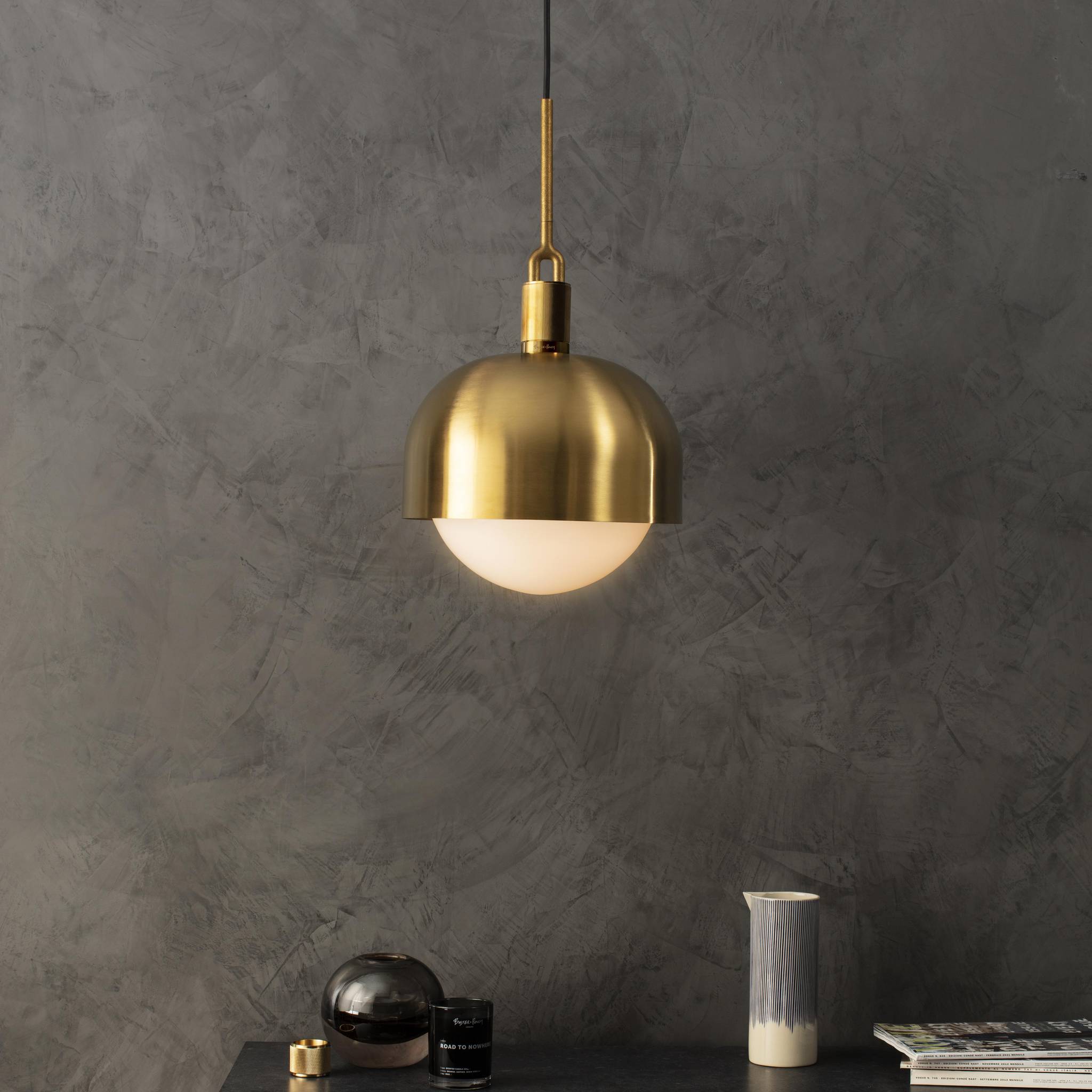 FORKED PENDANT / LINEAR / SHADE / GLOBE / OPAL / LARGE