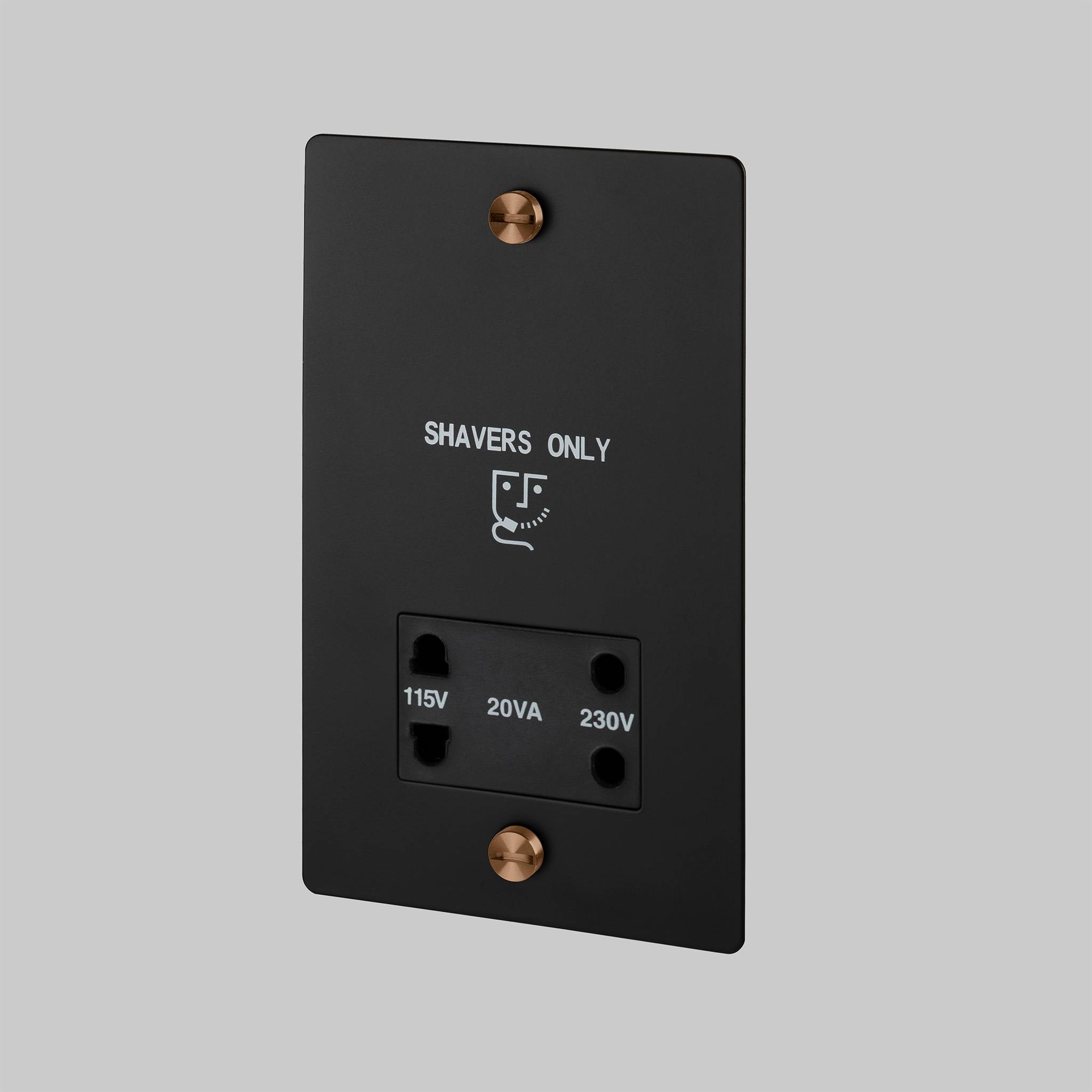 SHAVER SOCKET / BLACK / WARM SUNSET