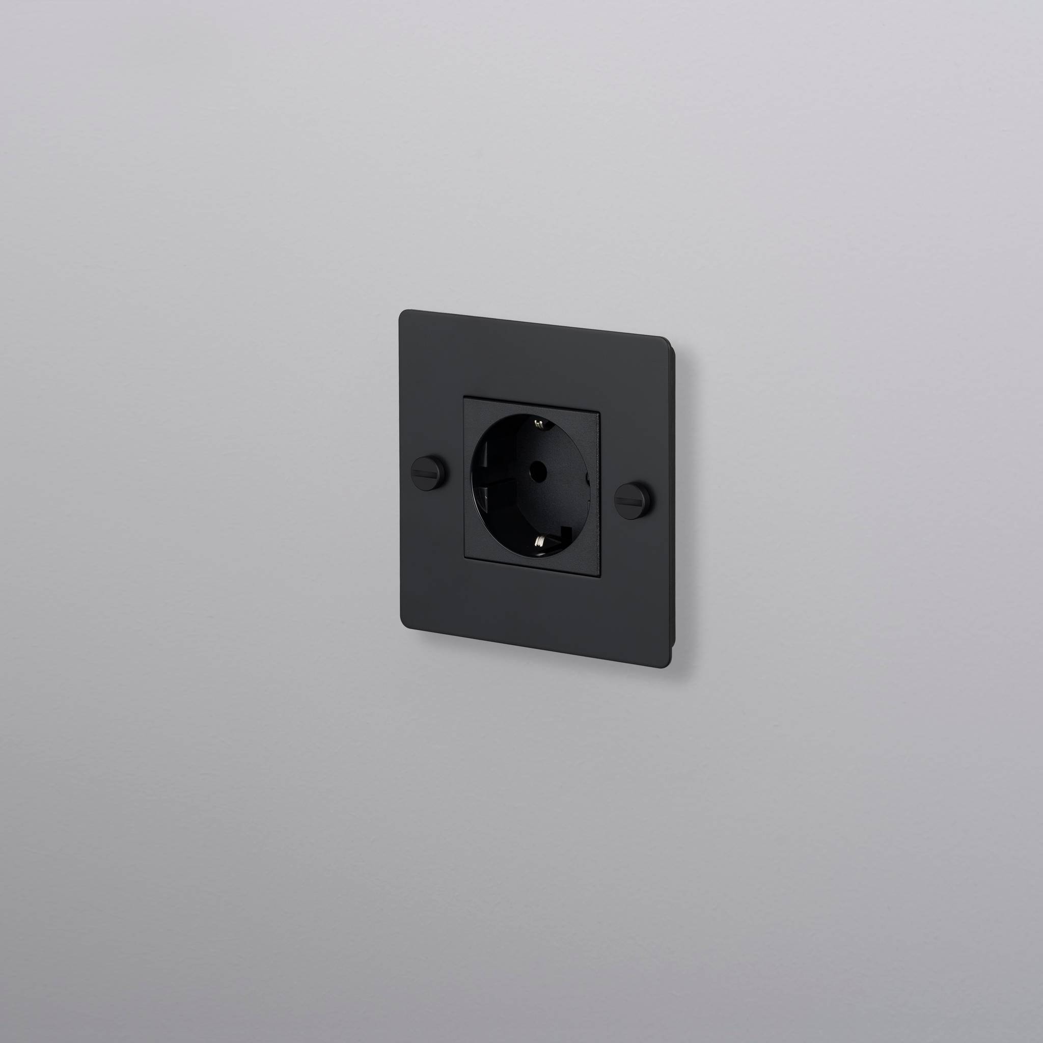1G SOCKET / SCHUKO TYPE F / CROSS / WITHOUT LOGO