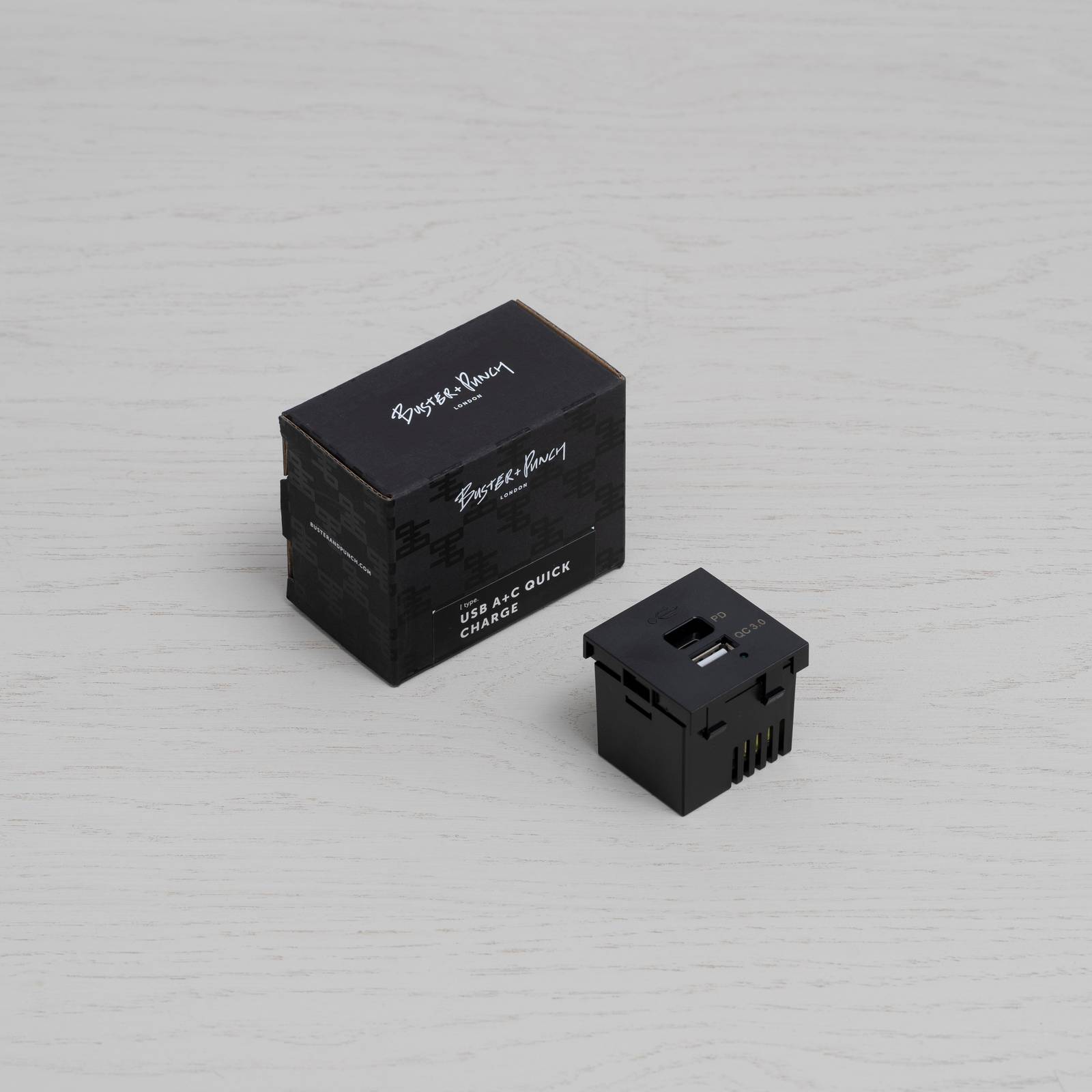 USB MODULE / USB A + C QUICKCHARGE / 45 MM