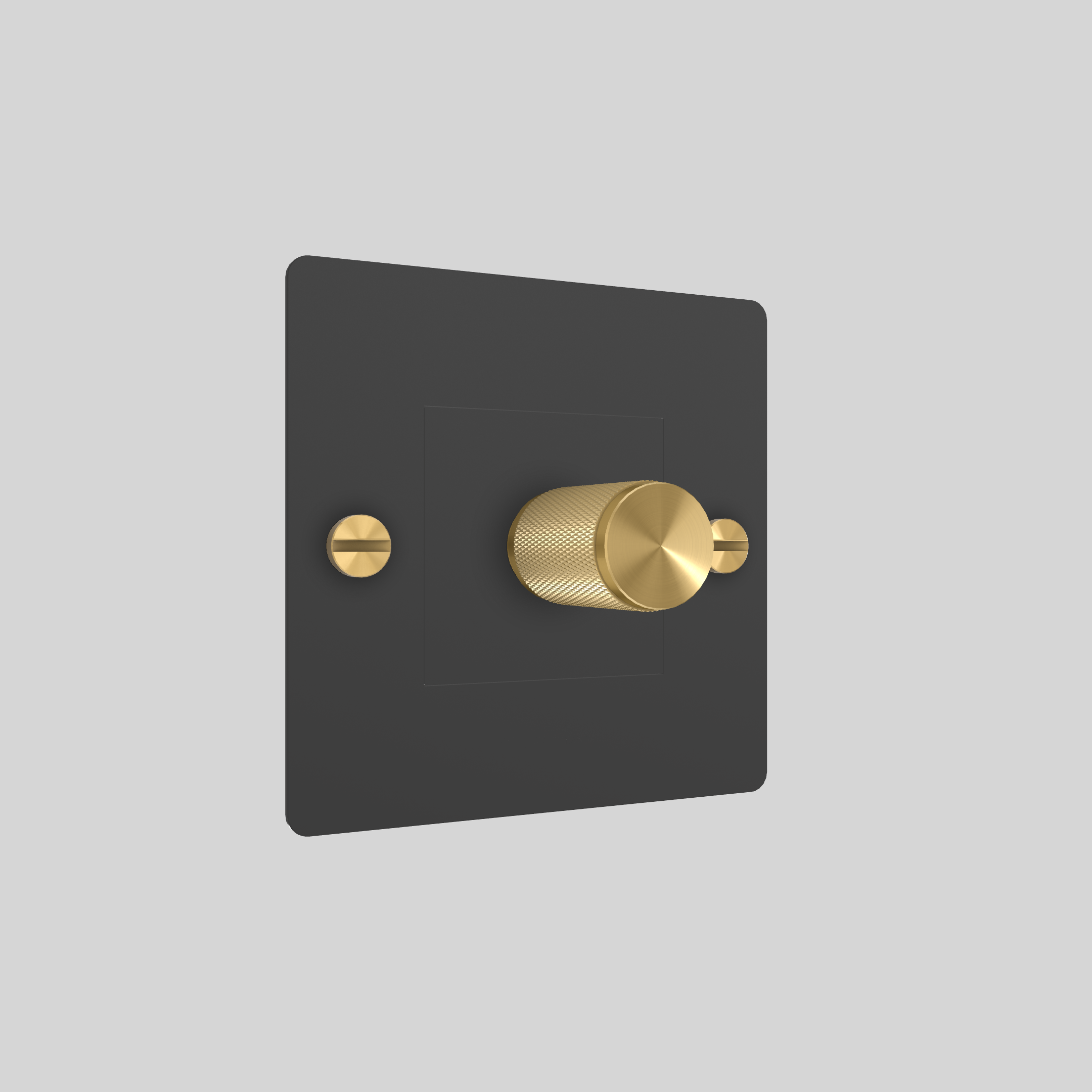 1G DIMMER / 250W / WITHOUT LOGO / BLACK / BRASS