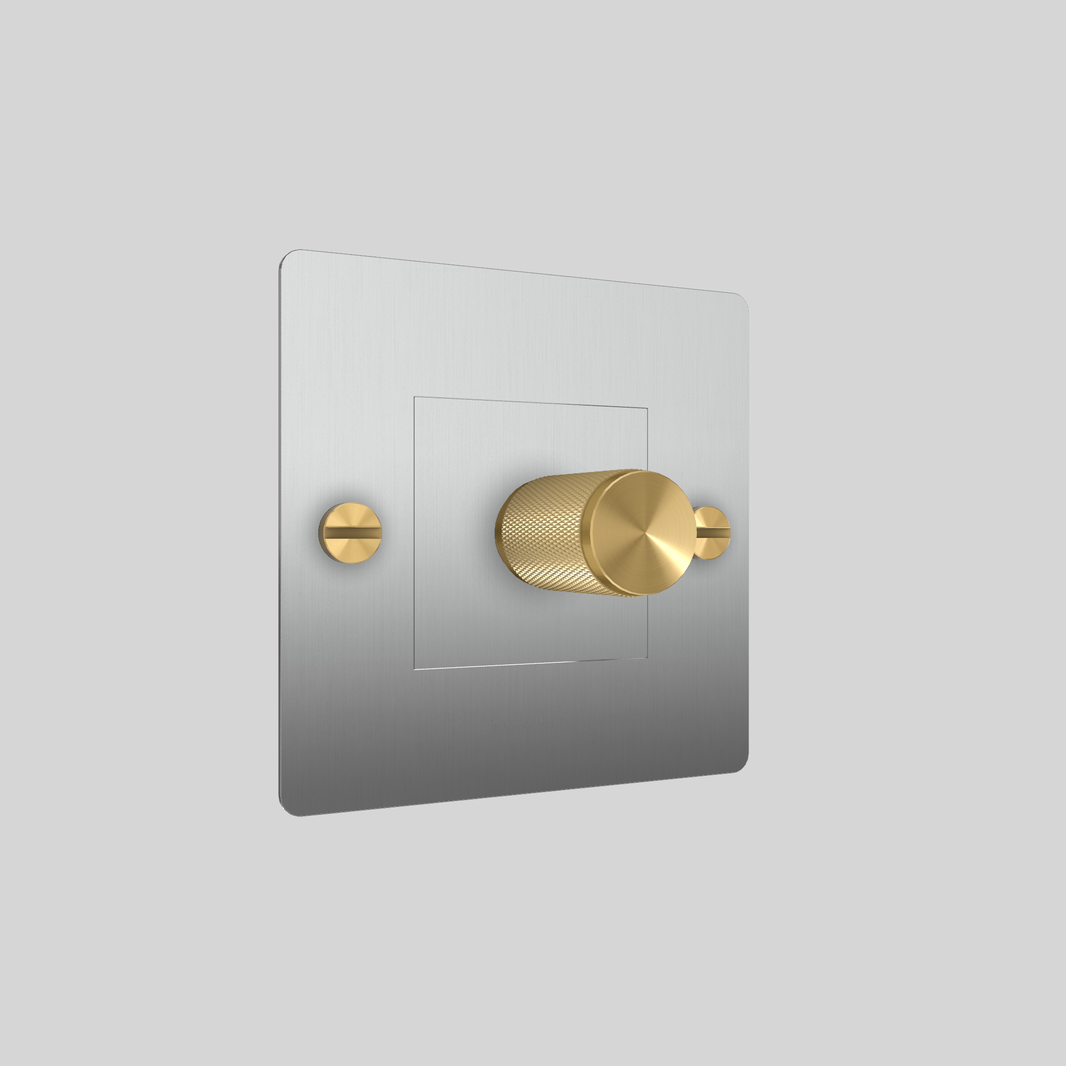 1G DIMMER / 250W / WITHOUT LOGO / STEEL / BRASS
