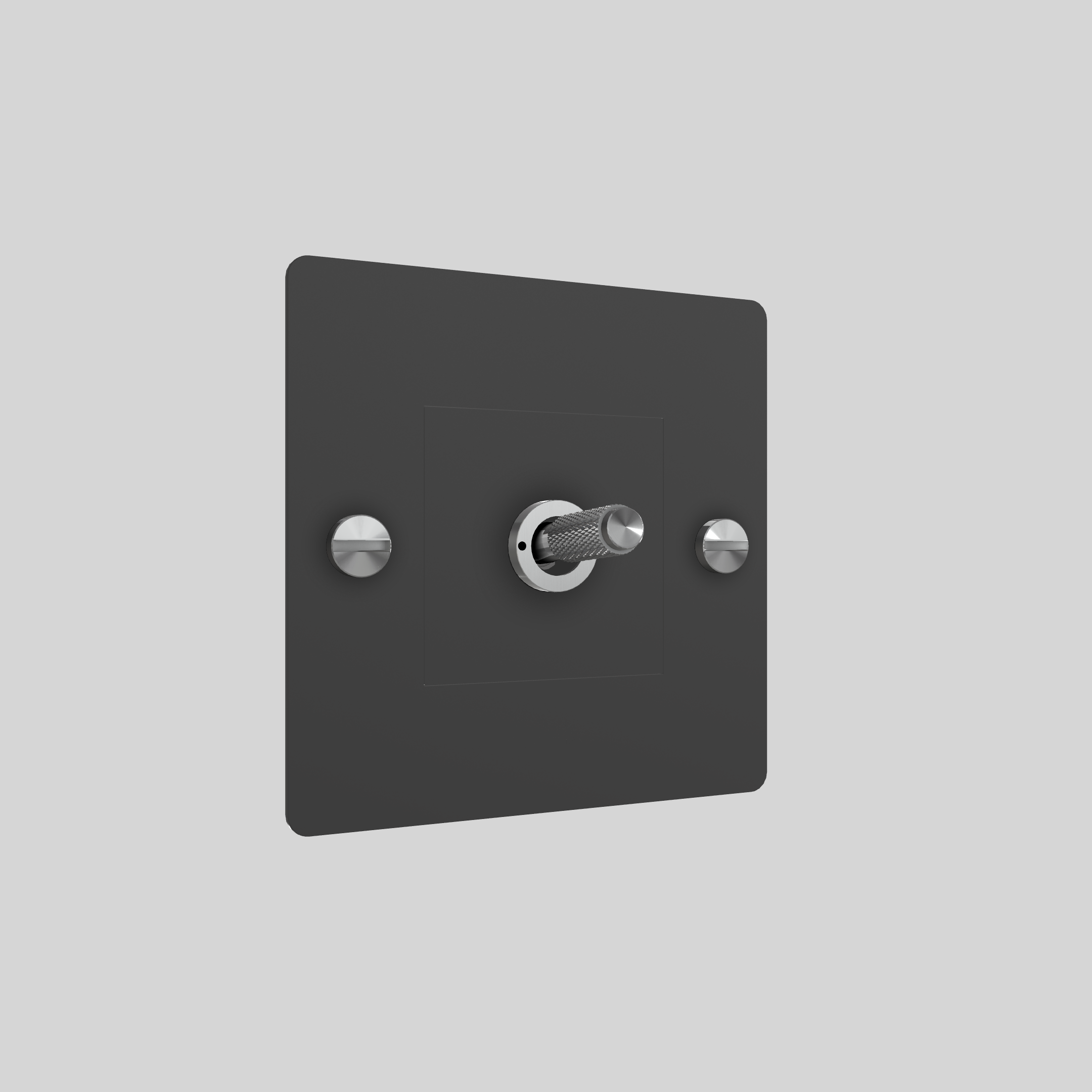 1G TOGGLE / RETRACTIVE / WITHOUT LOGO / BLACK / STEEL
