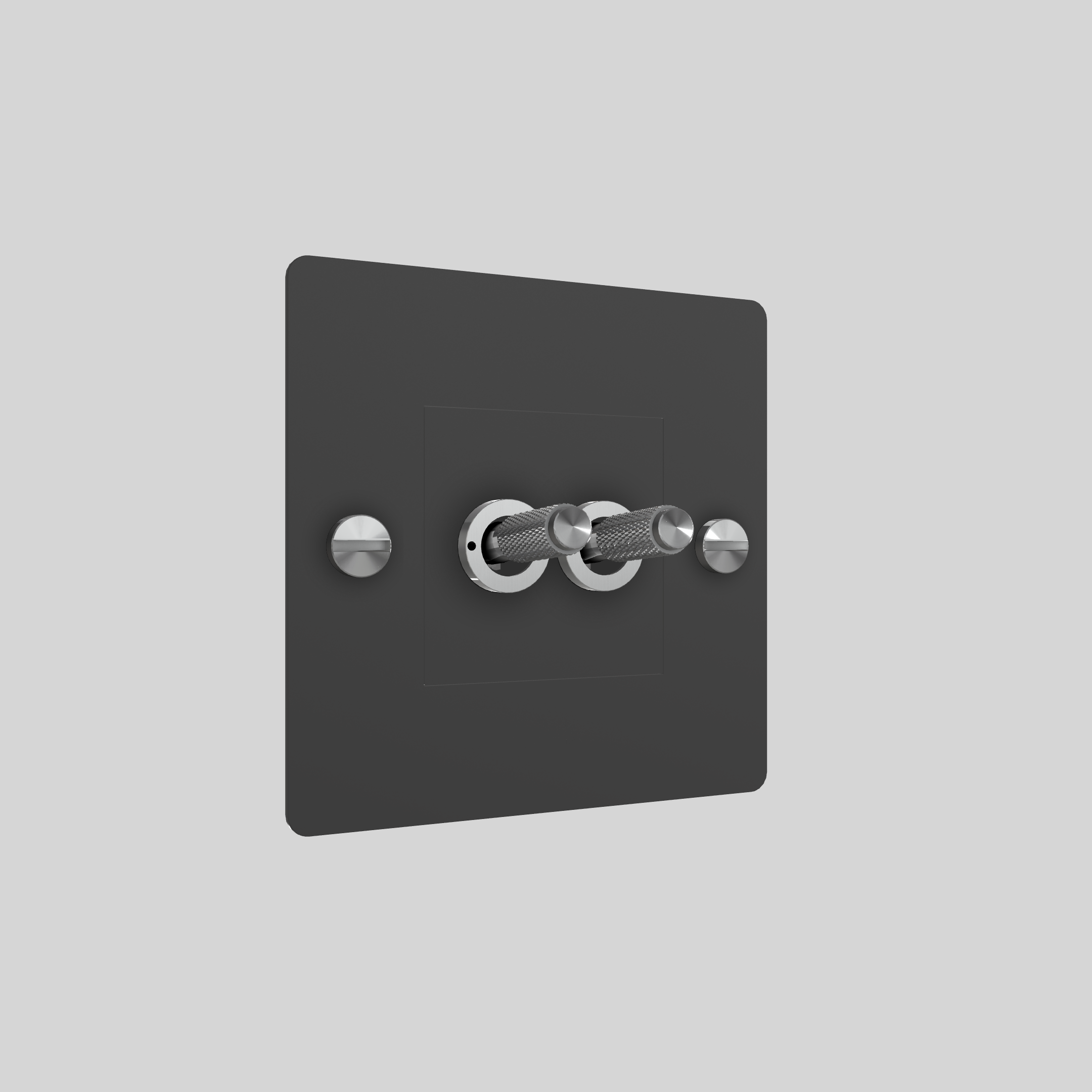 1G DOUBLE TOGGLE / WITHOUT LOGO / BLACK / STEEL