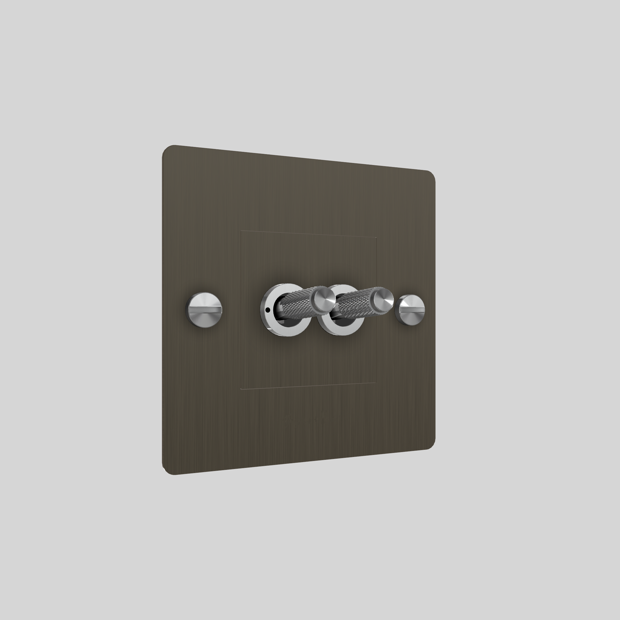 1G DOUBLE TOGGLE / RETRACTIVE / WITHOUT LOGO / SMOKED BRONZE / STEEL