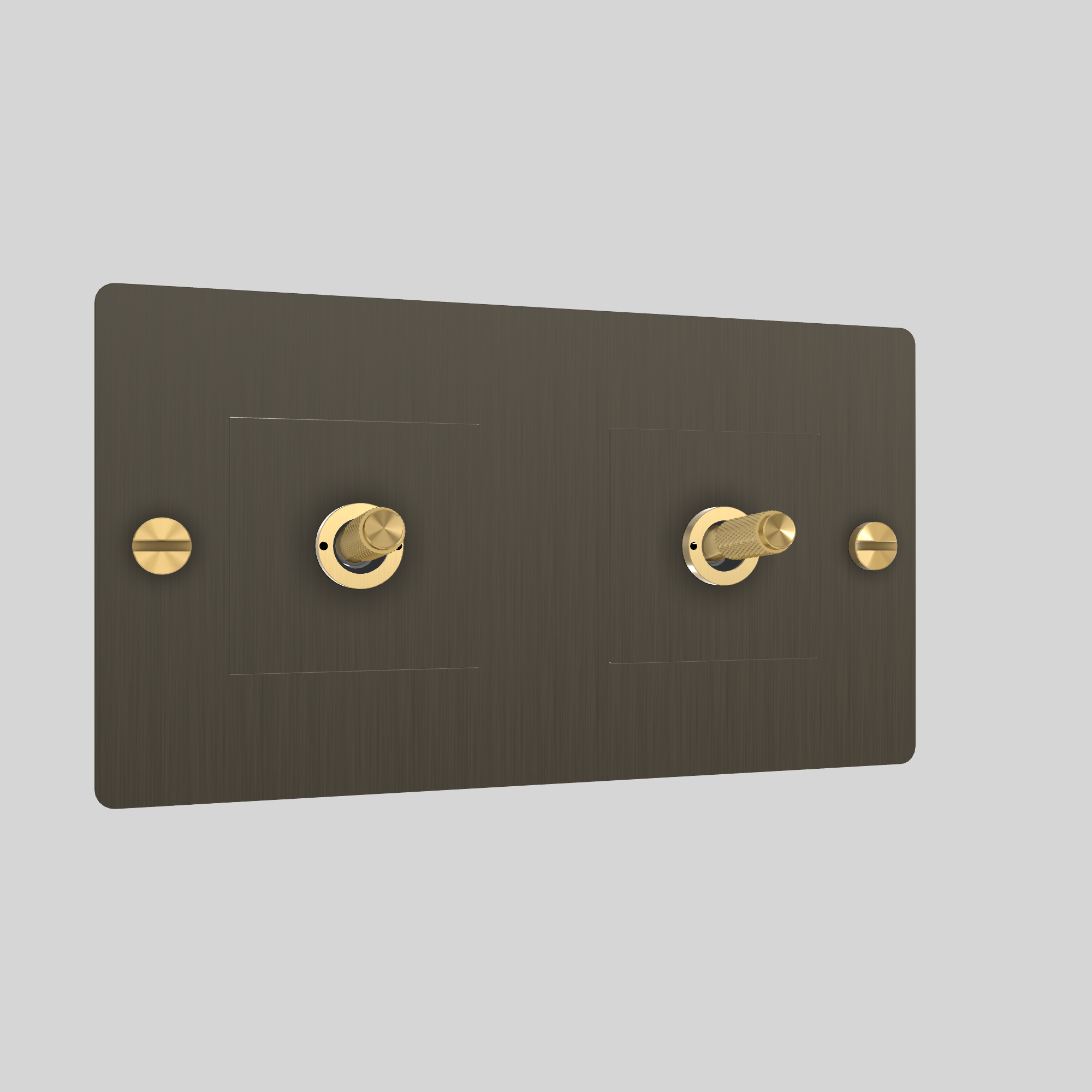 2G TOGGLE / WITHOUT LOGO / SMOKED BRONZE / BRASS