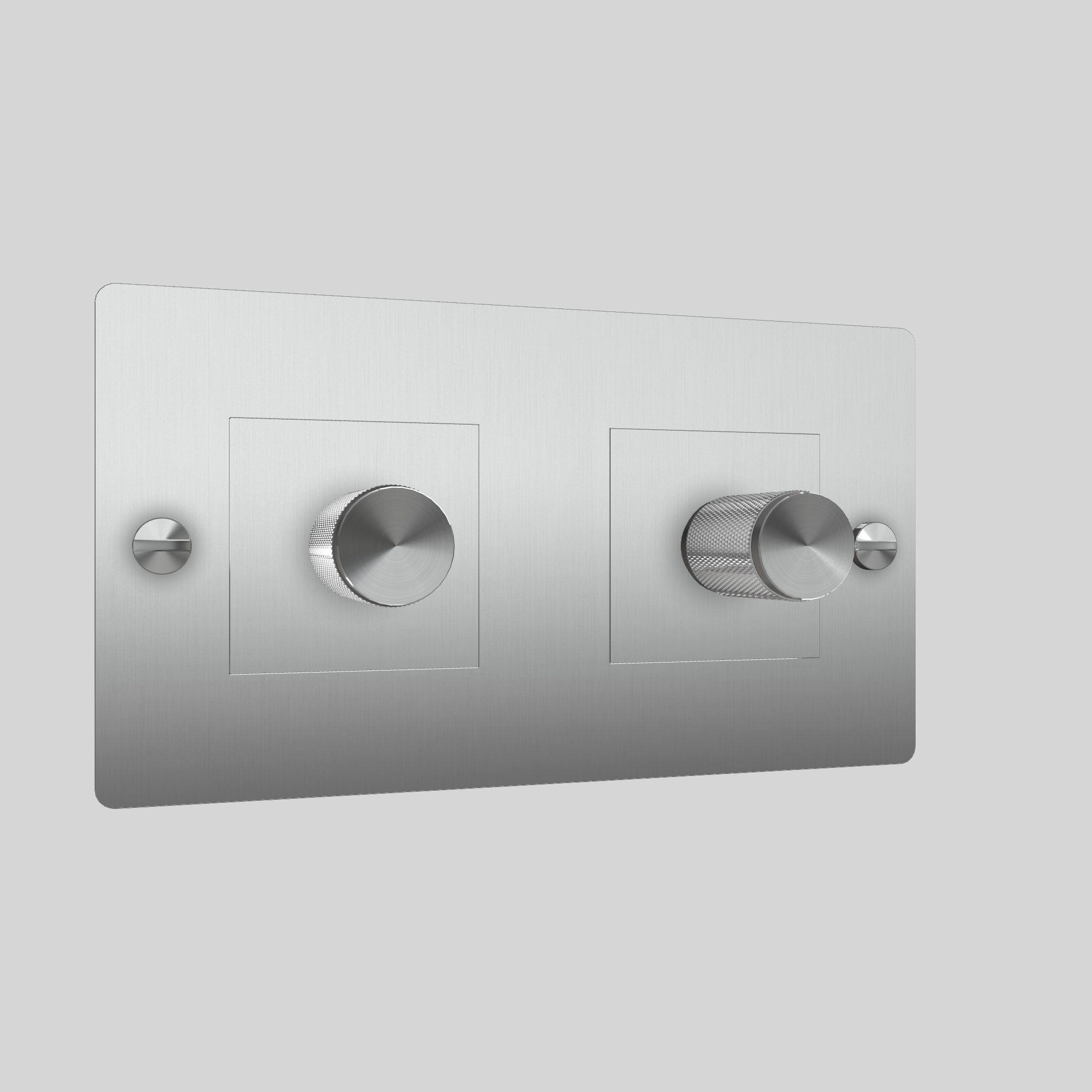 2G DIMMER / CROSS / 250W / WITHOUT LOGO / STEEL / STEEL