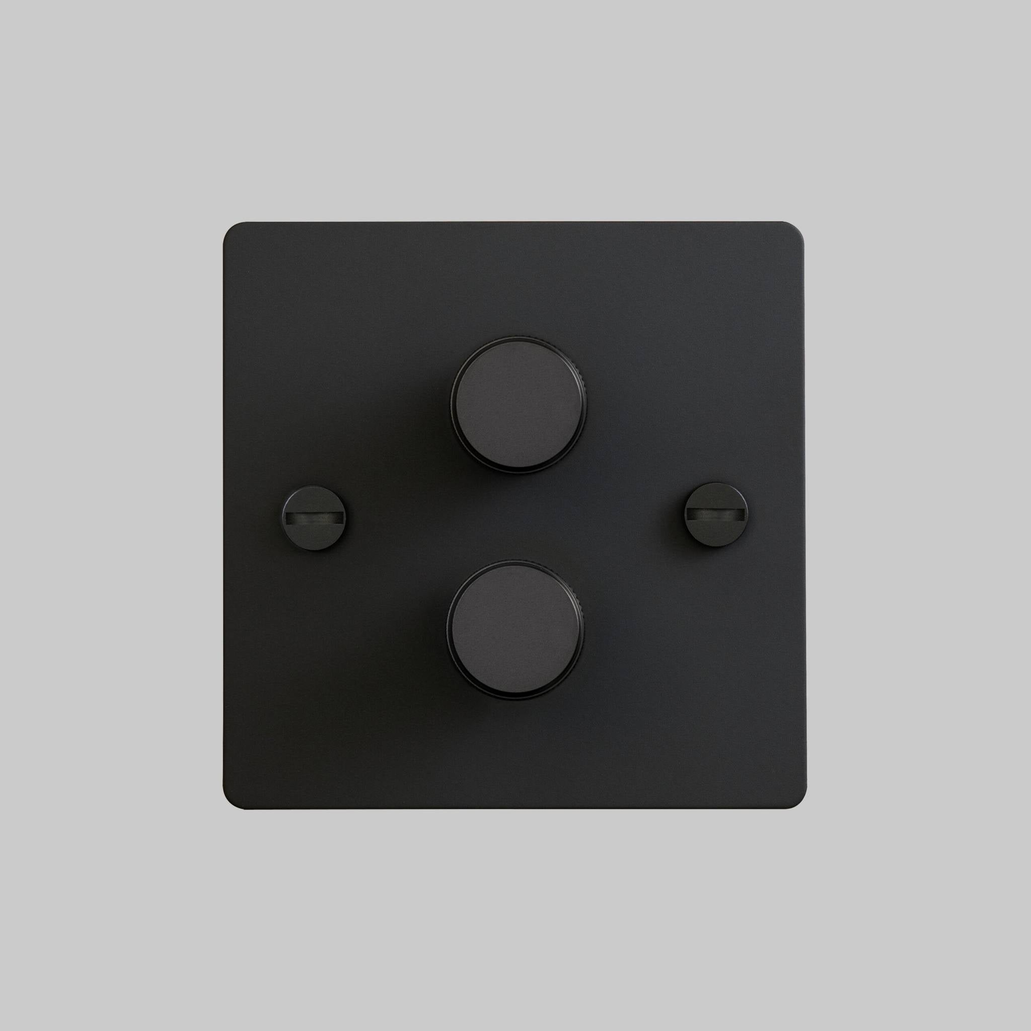2G DIMMER / 120W / CROSS / BLACK